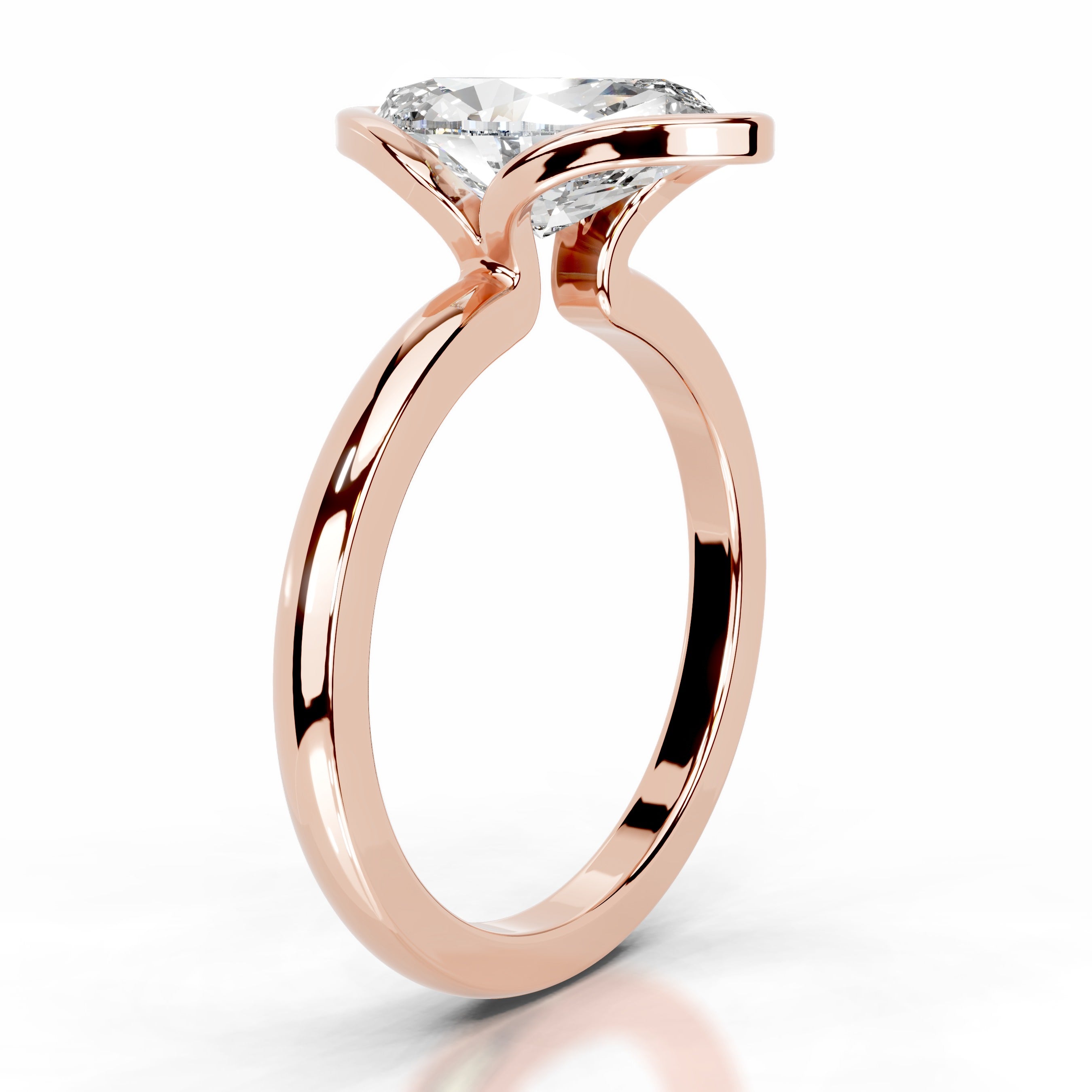 Thor Diamond Engagement Ring - 14K Rose Gold