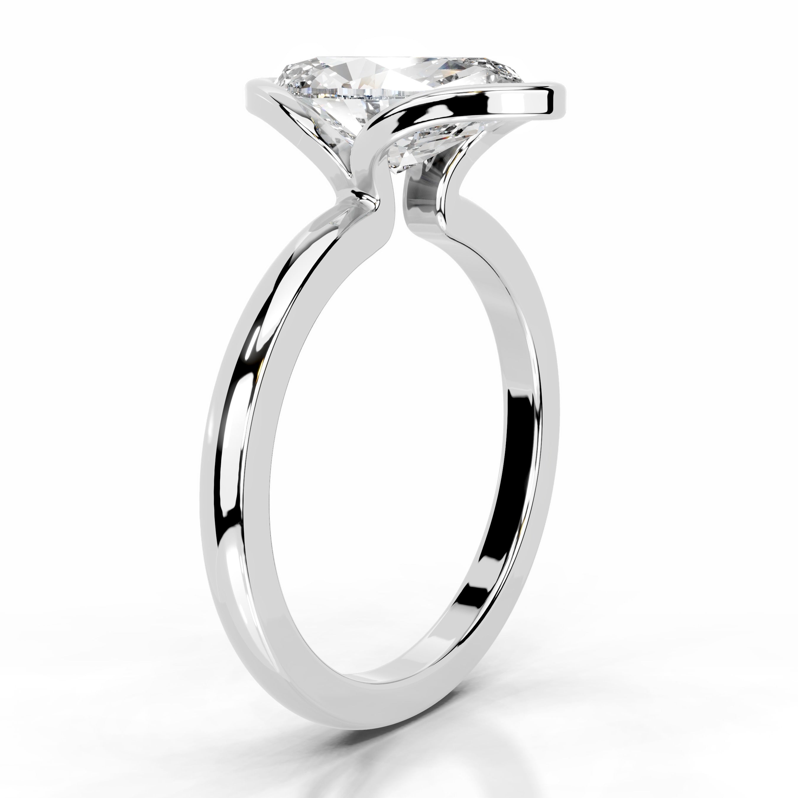 Thor Diamond Engagement Ring - 14K White Gold