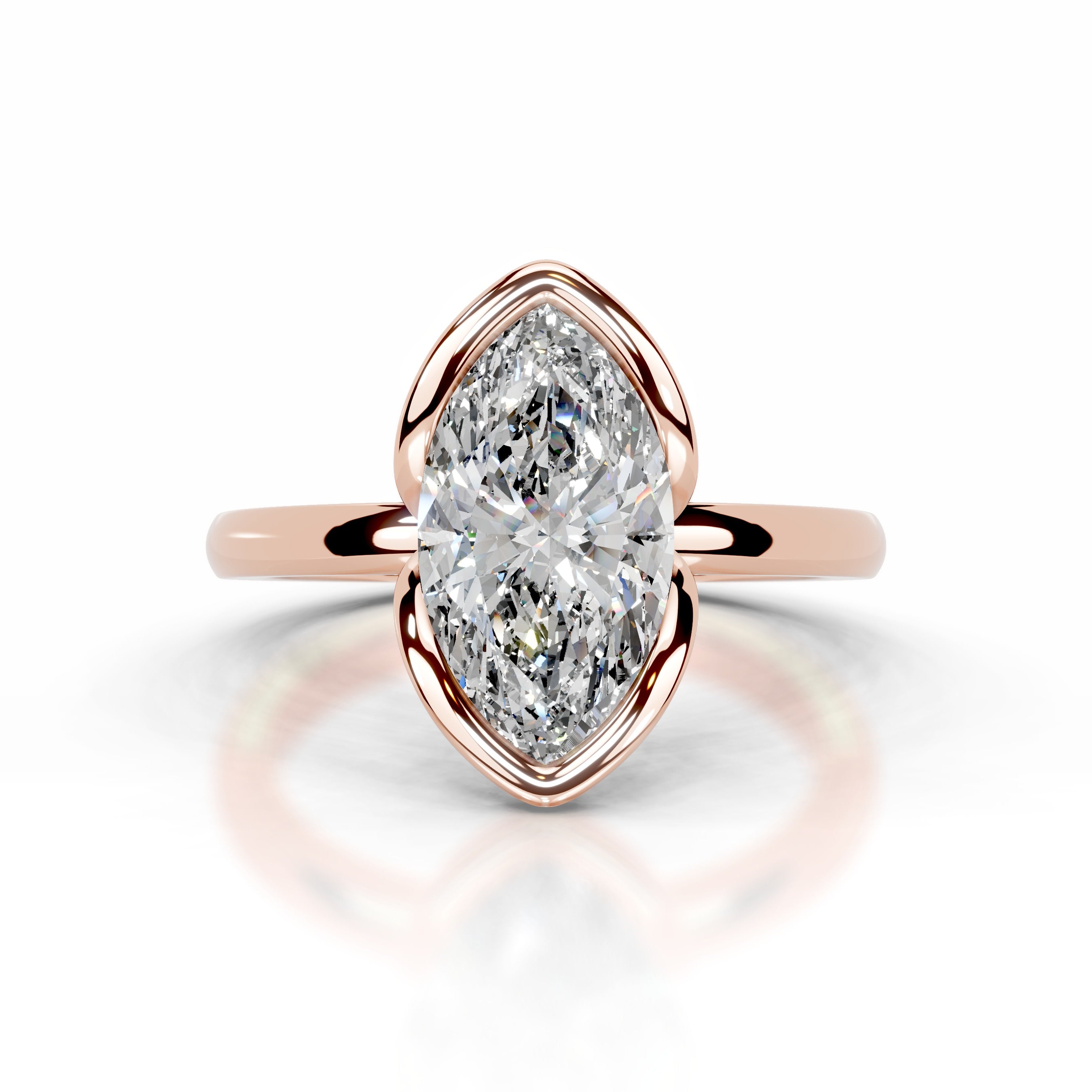 Thor Diamond Engagement Ring - 14K Rose Gold