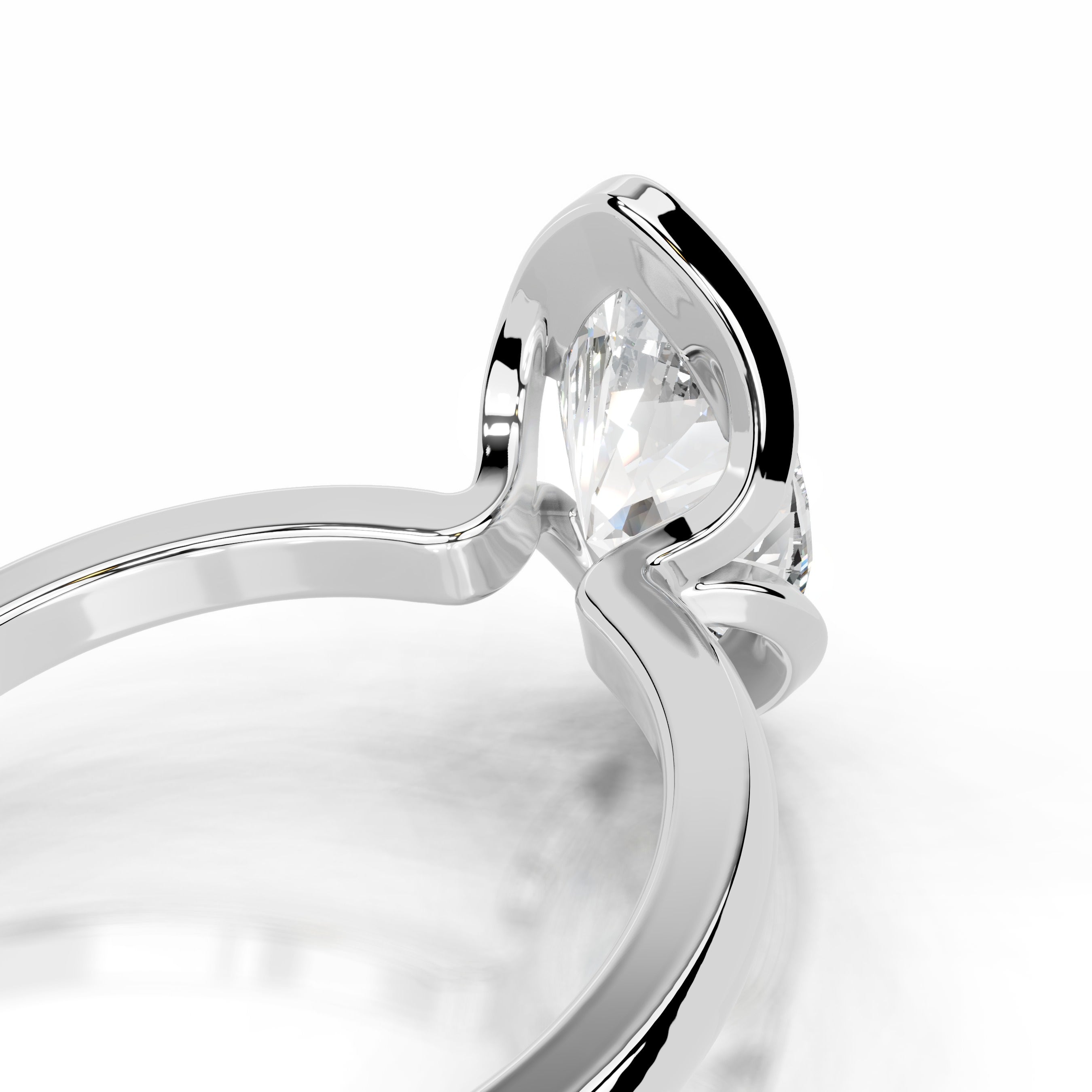 Thor Diamond Engagement Ring - 14K White Gold