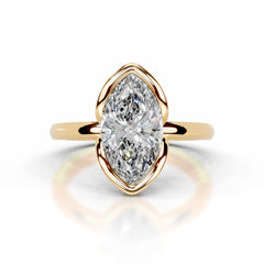 Thor Diamond Engagement Ring - 18K Yellow Gold