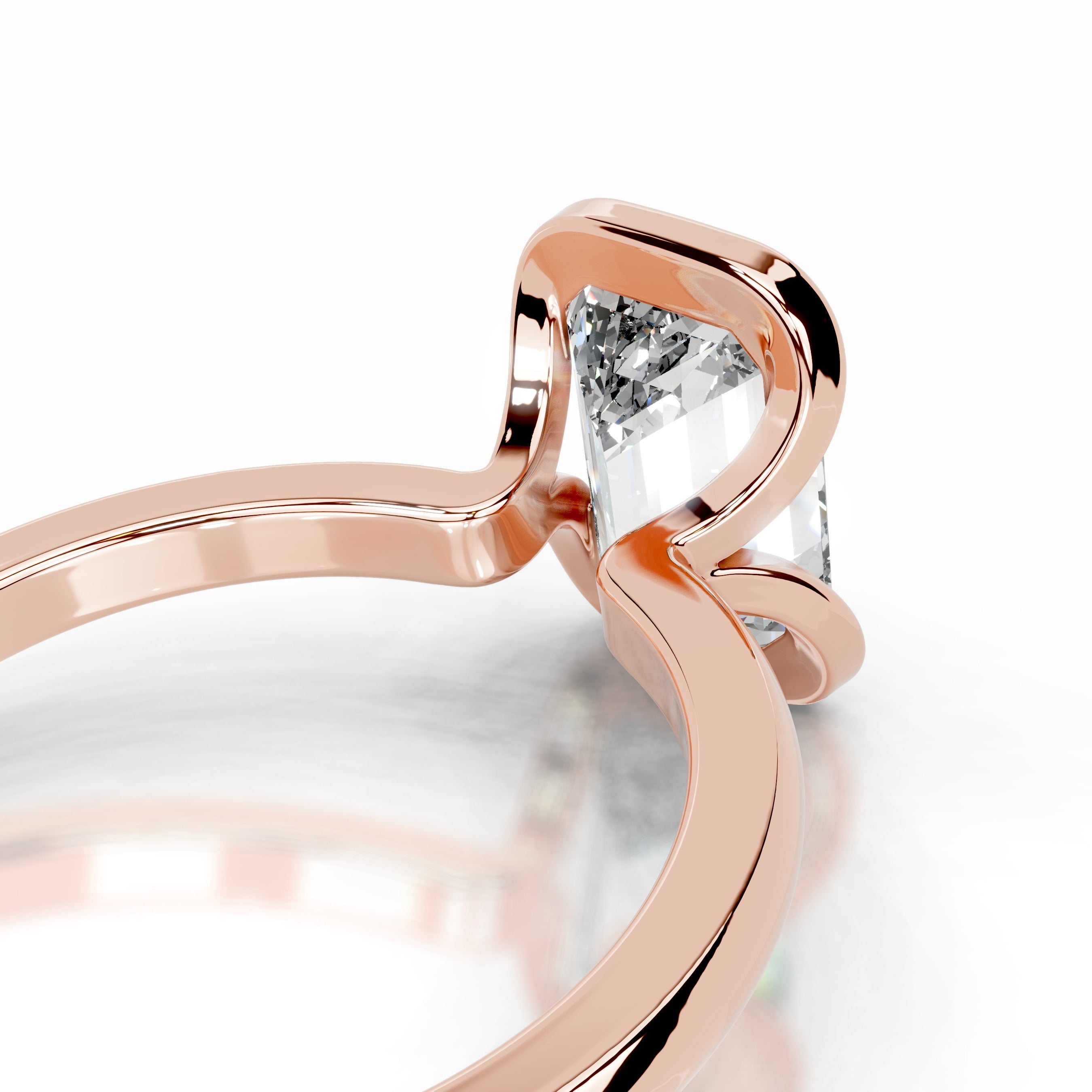 Thor Diamond Engagement Ring - 14K Rose Gold