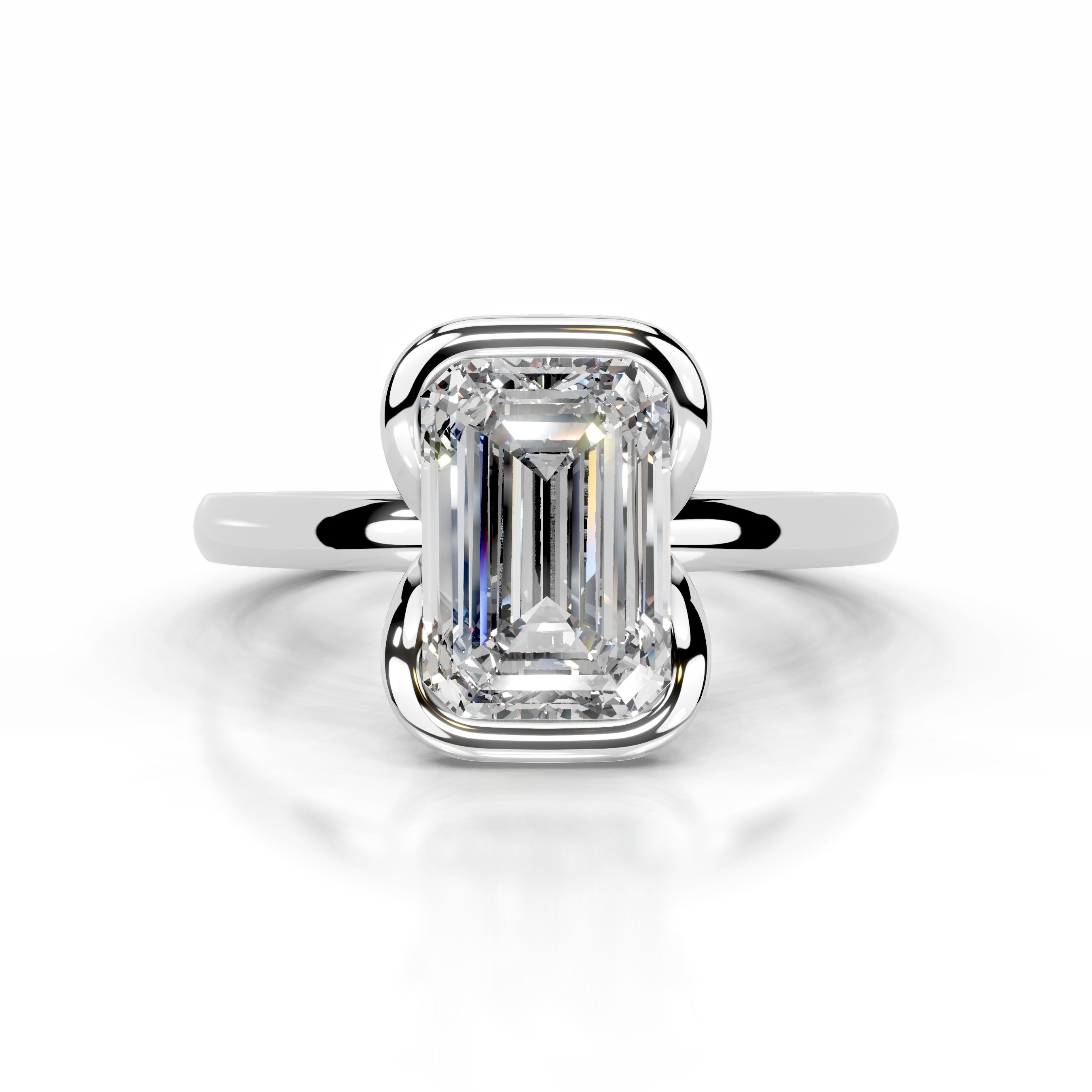 Thor Diamond Engagement Ring - 14K White Gold