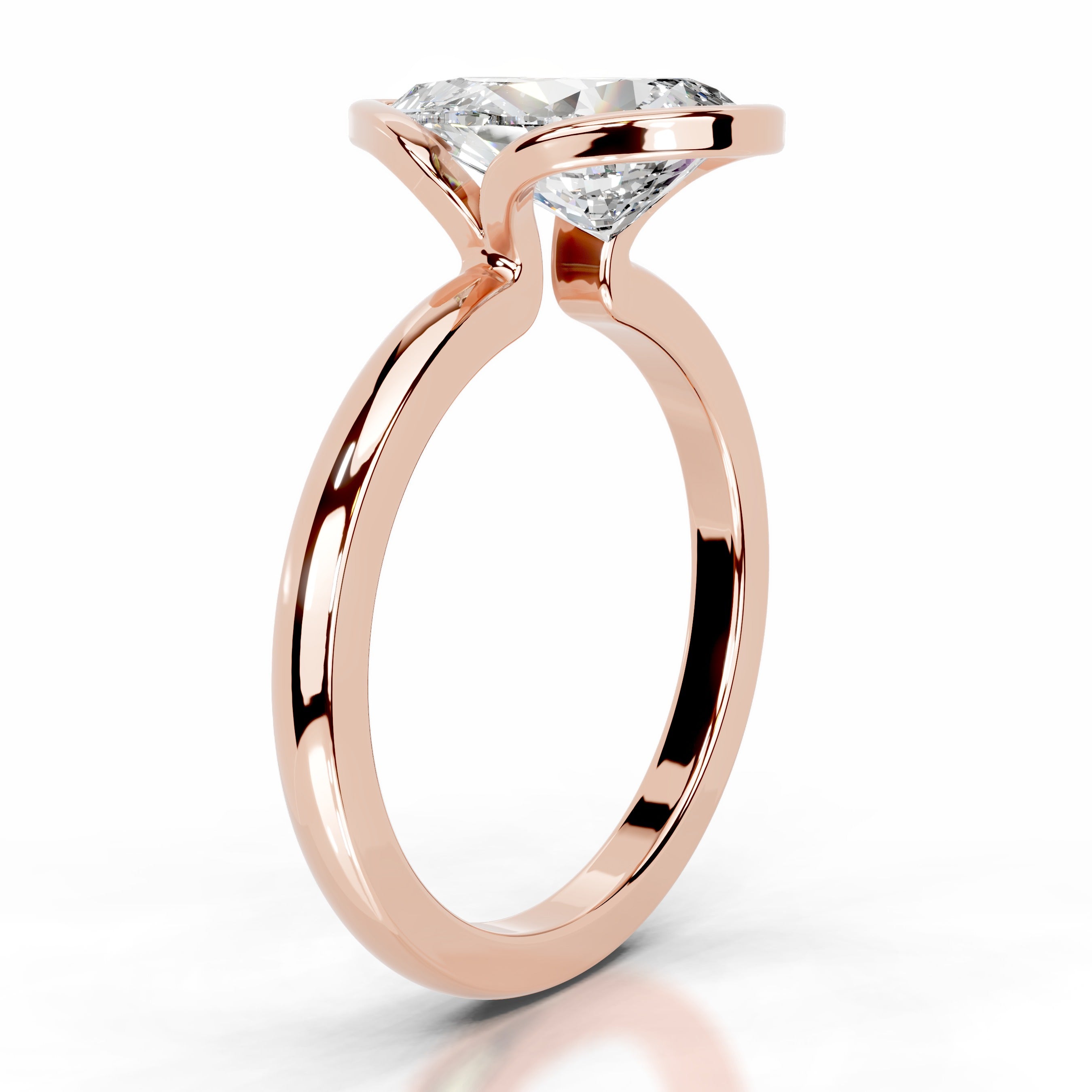 Thor Diamond Engagement Ring - 14K Rose Gold