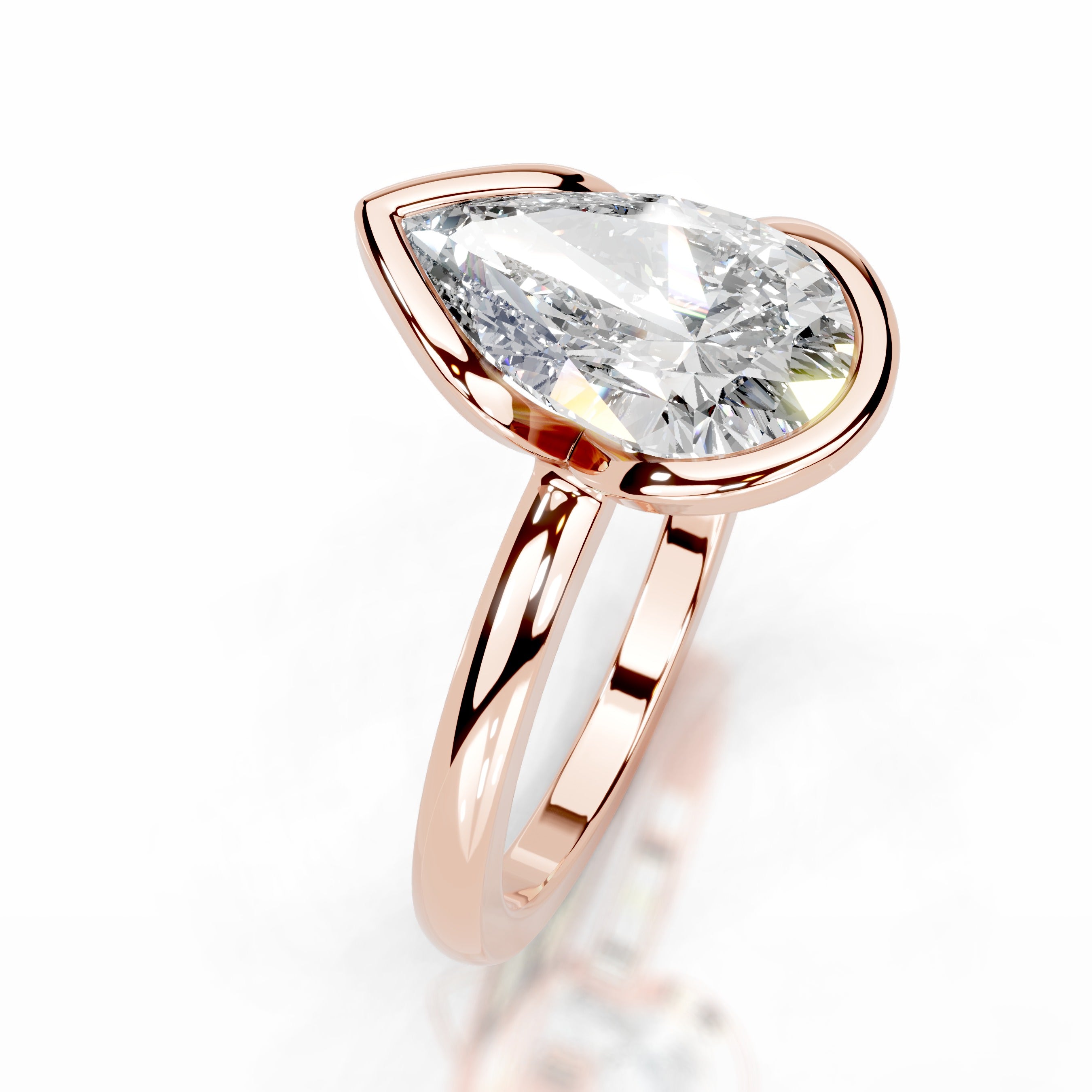 Thor Diamond Engagement Ring - 14K Rose Gold