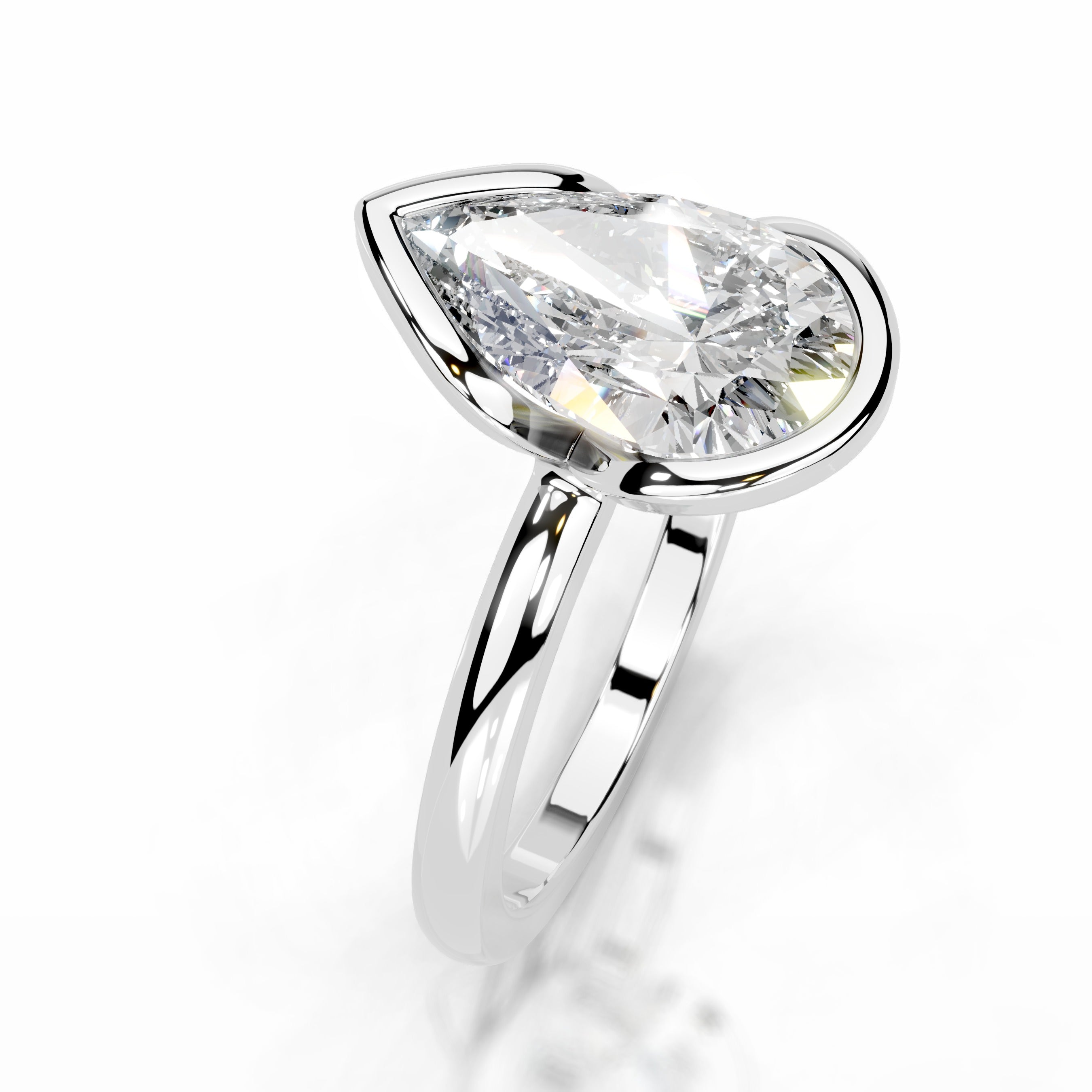 Thor Diamond Engagement Ring - Platinum