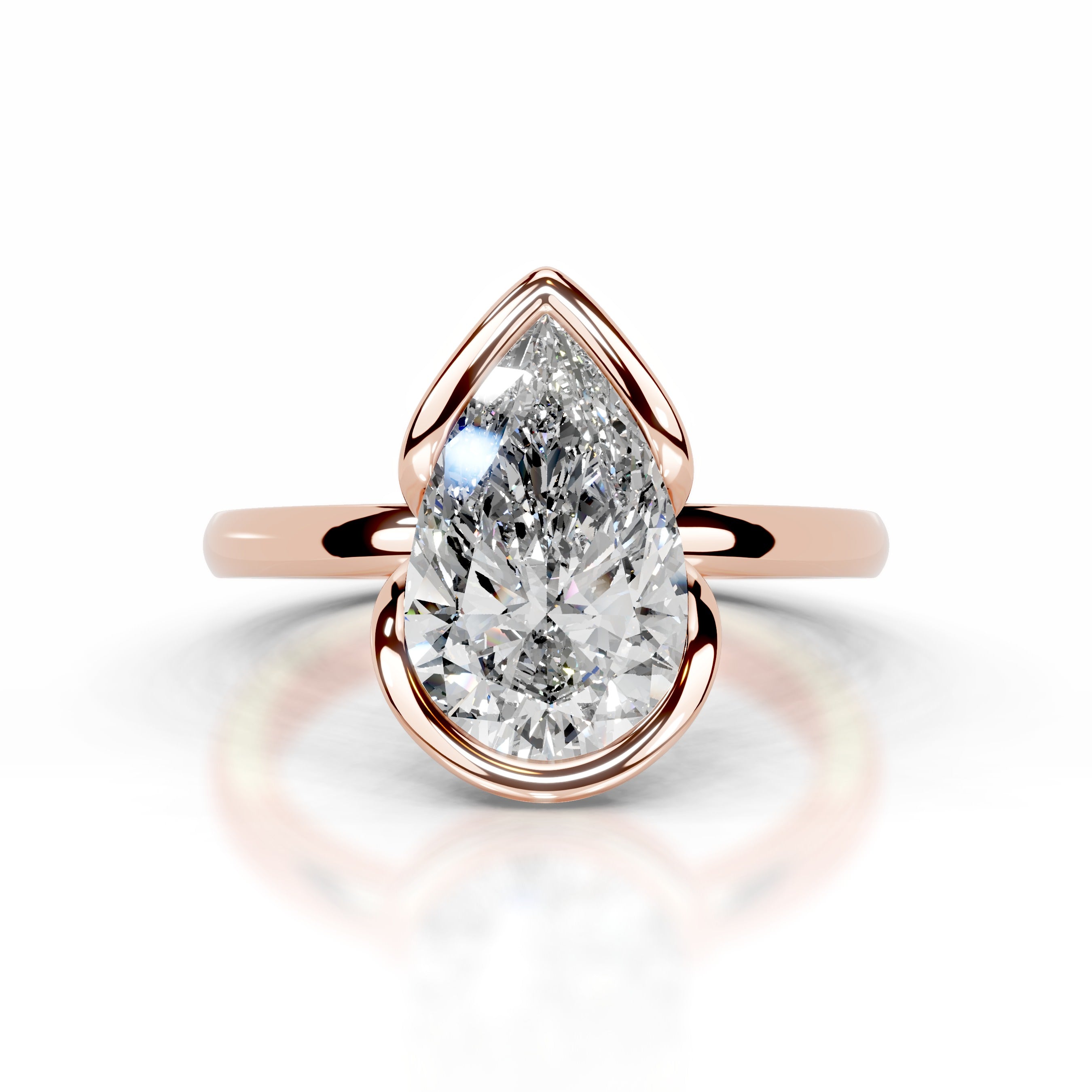 Thor Diamond Engagement Ring - 14K Rose Gold