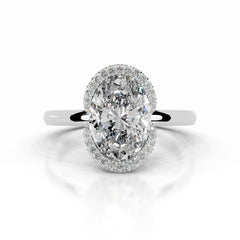 Bowie Diamond Engagement Ring - 14K White Gold