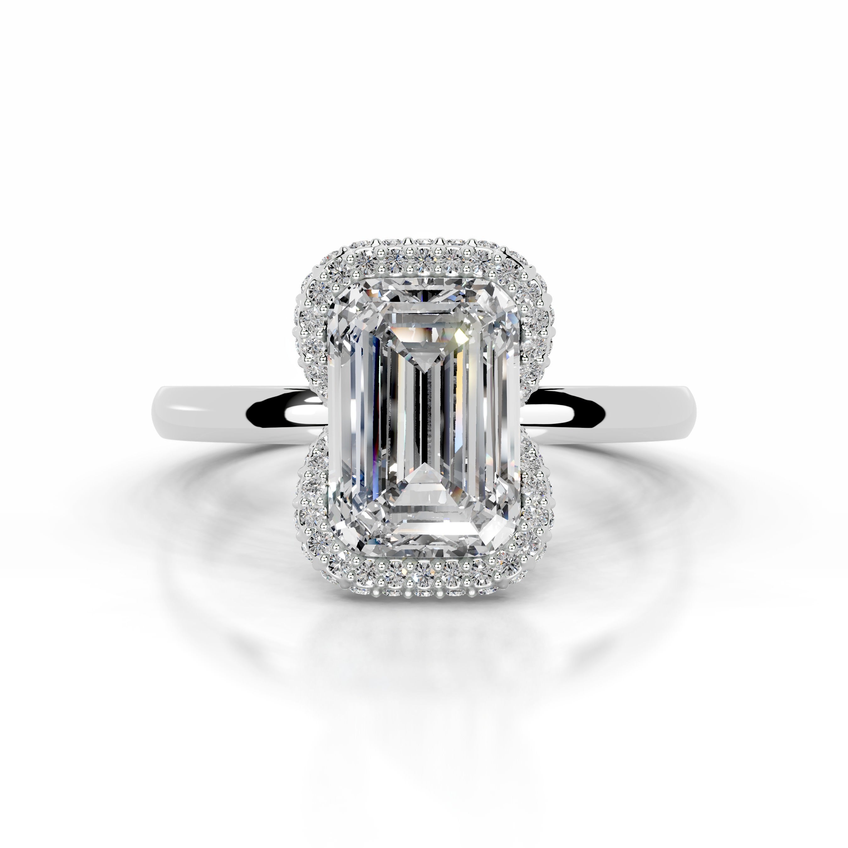 Bowie Diamond Engagement Ring - Platinum