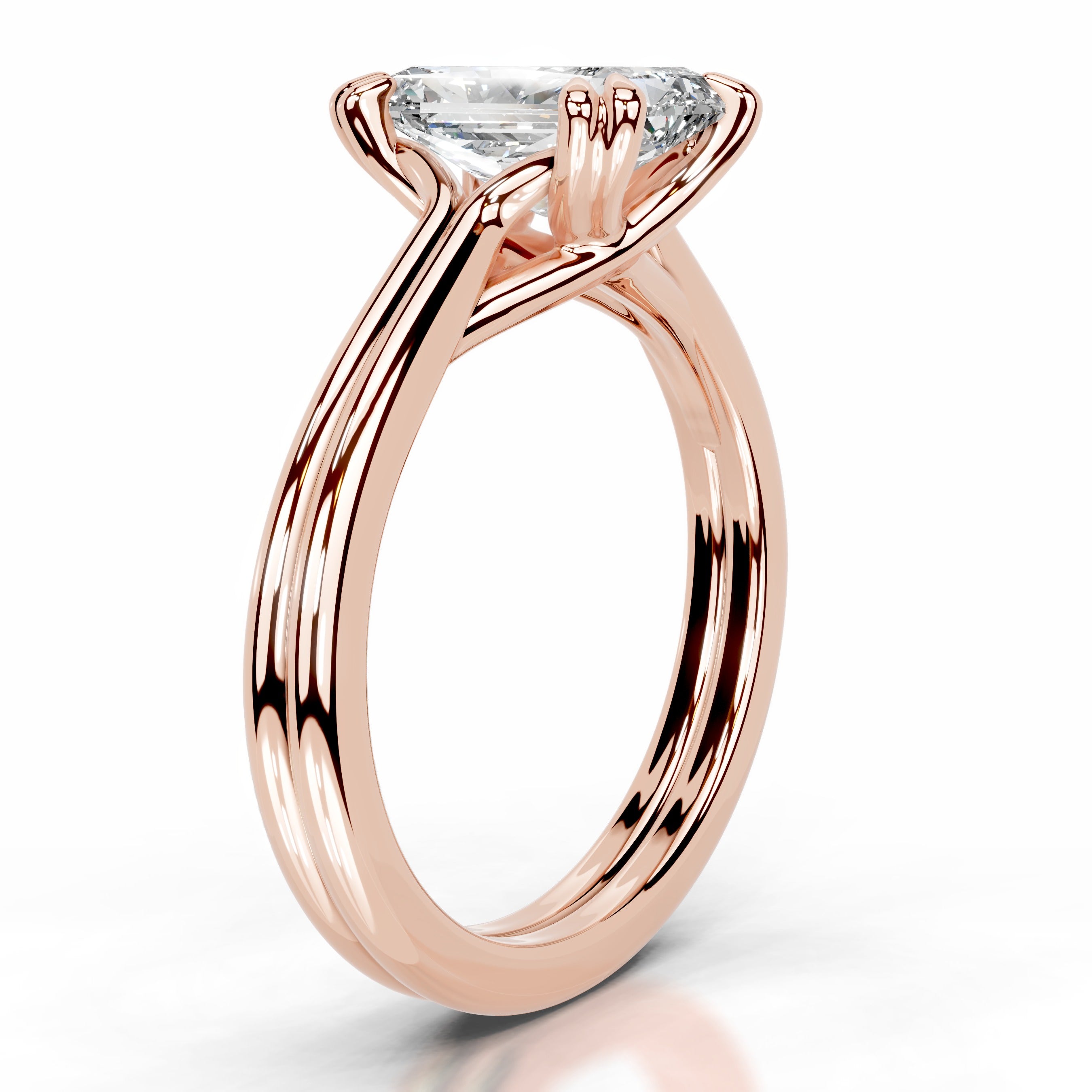 Calliope Diamond Engagement Ring - 14K Rose Gold