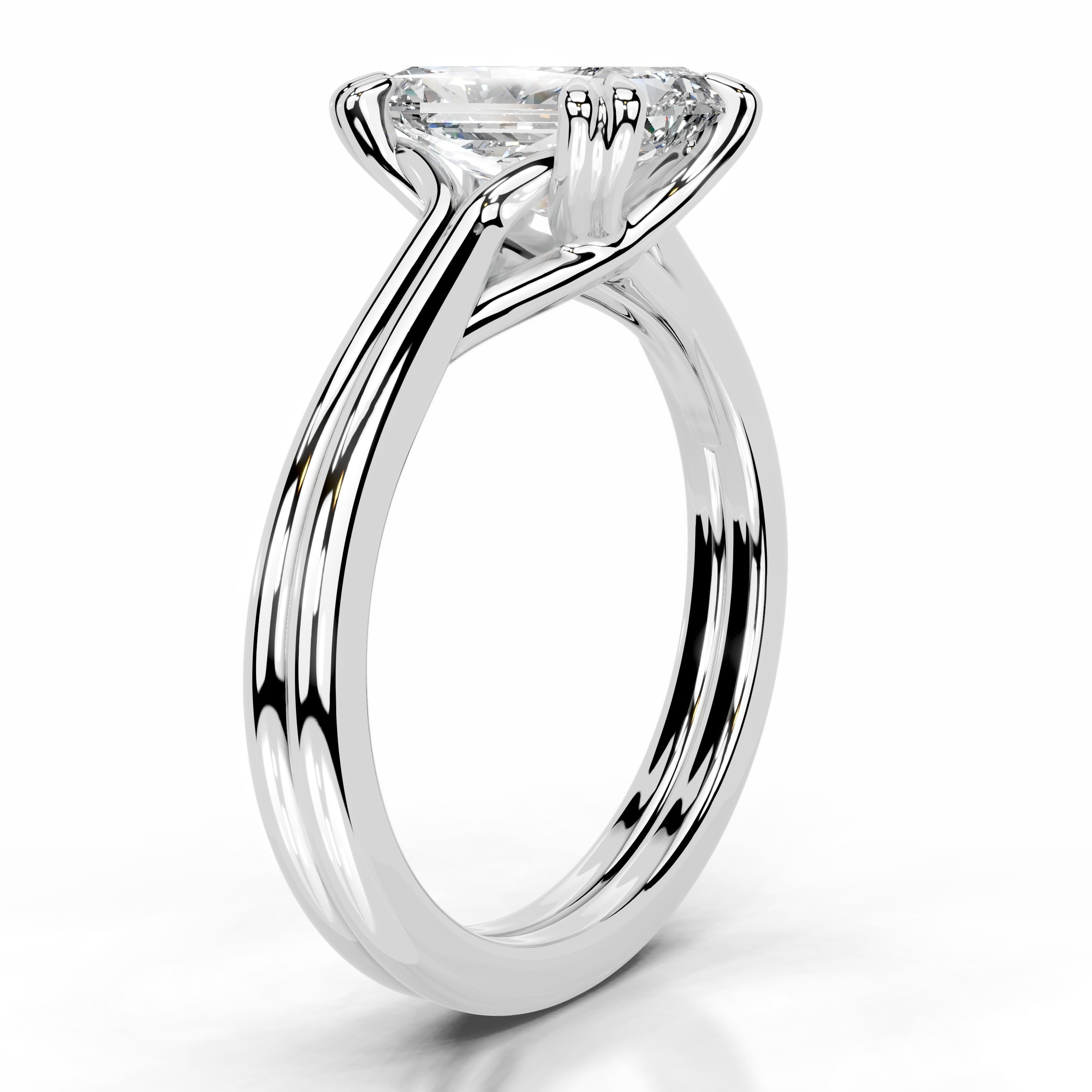 Calliope Diamond Engagement Ring - 14K White Gold