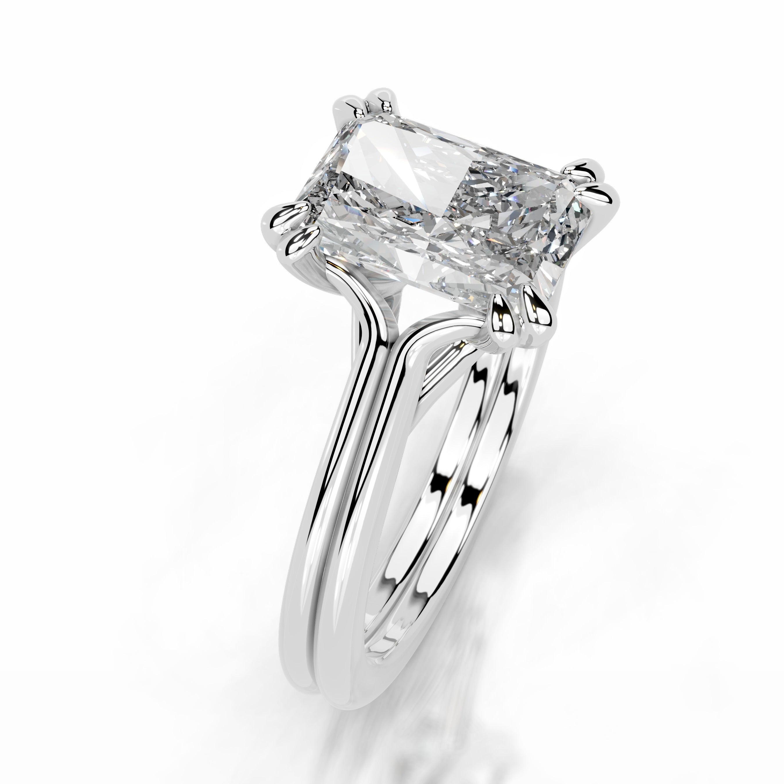 Calliope Diamond Engagement Ring - 14K White Gold