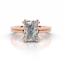 Calliope Diamond Engagement Ring - 14K Rose Gold