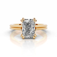 Calliope Diamond Engagement Ring - 18K Yellow Gold