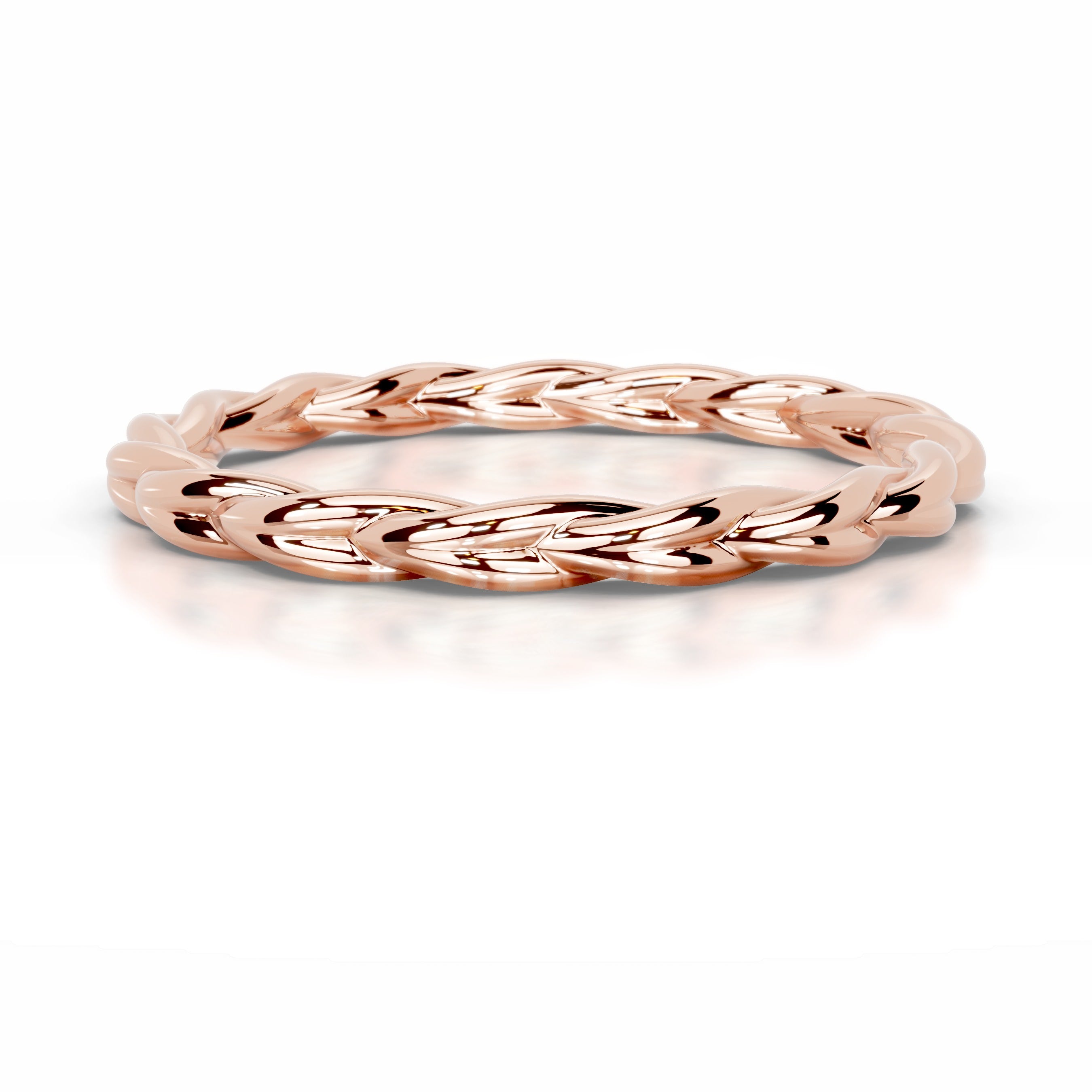 Milani Diamond Wedding band - 14K Rose Gold