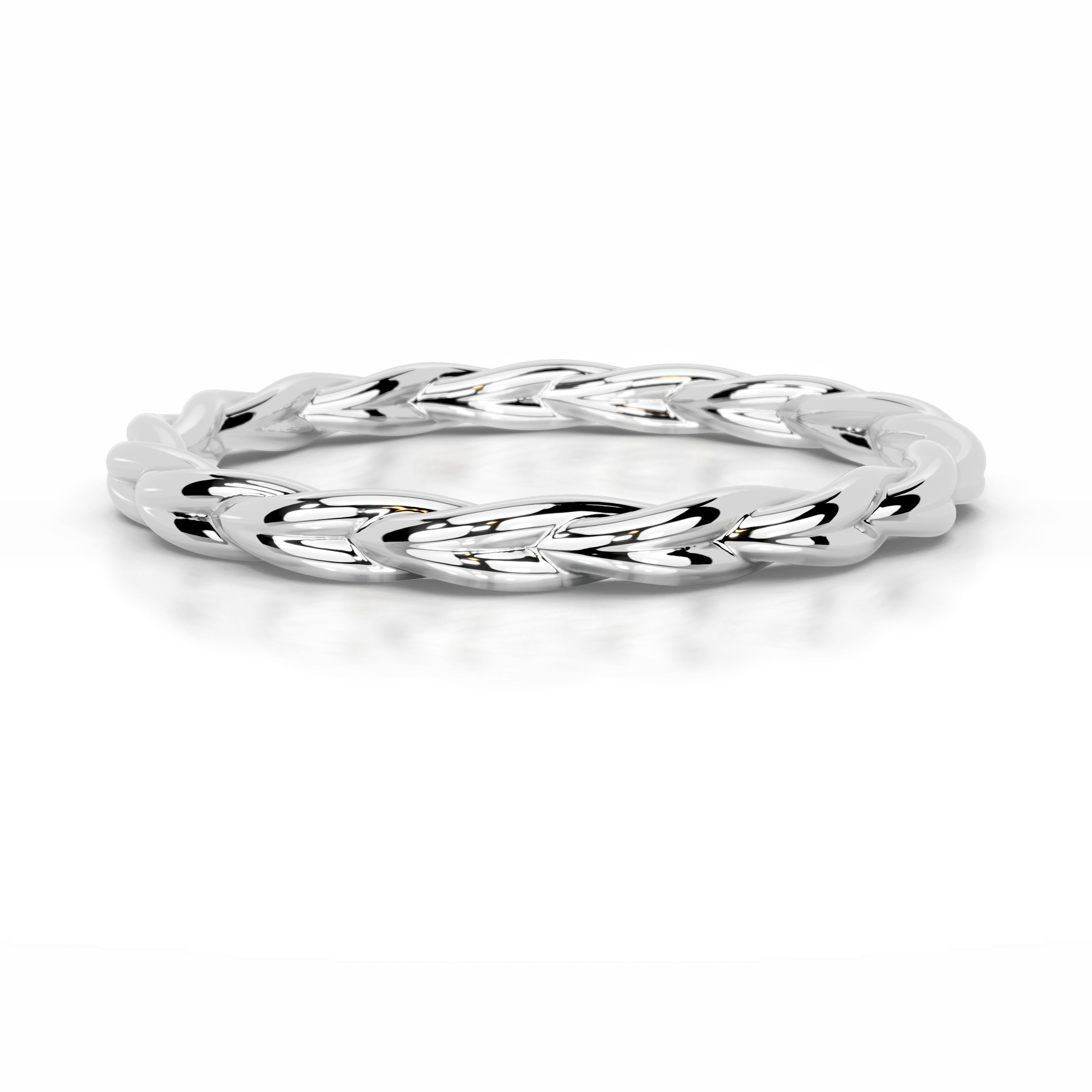 Milani Diamond Wedding band - 14K White Gold