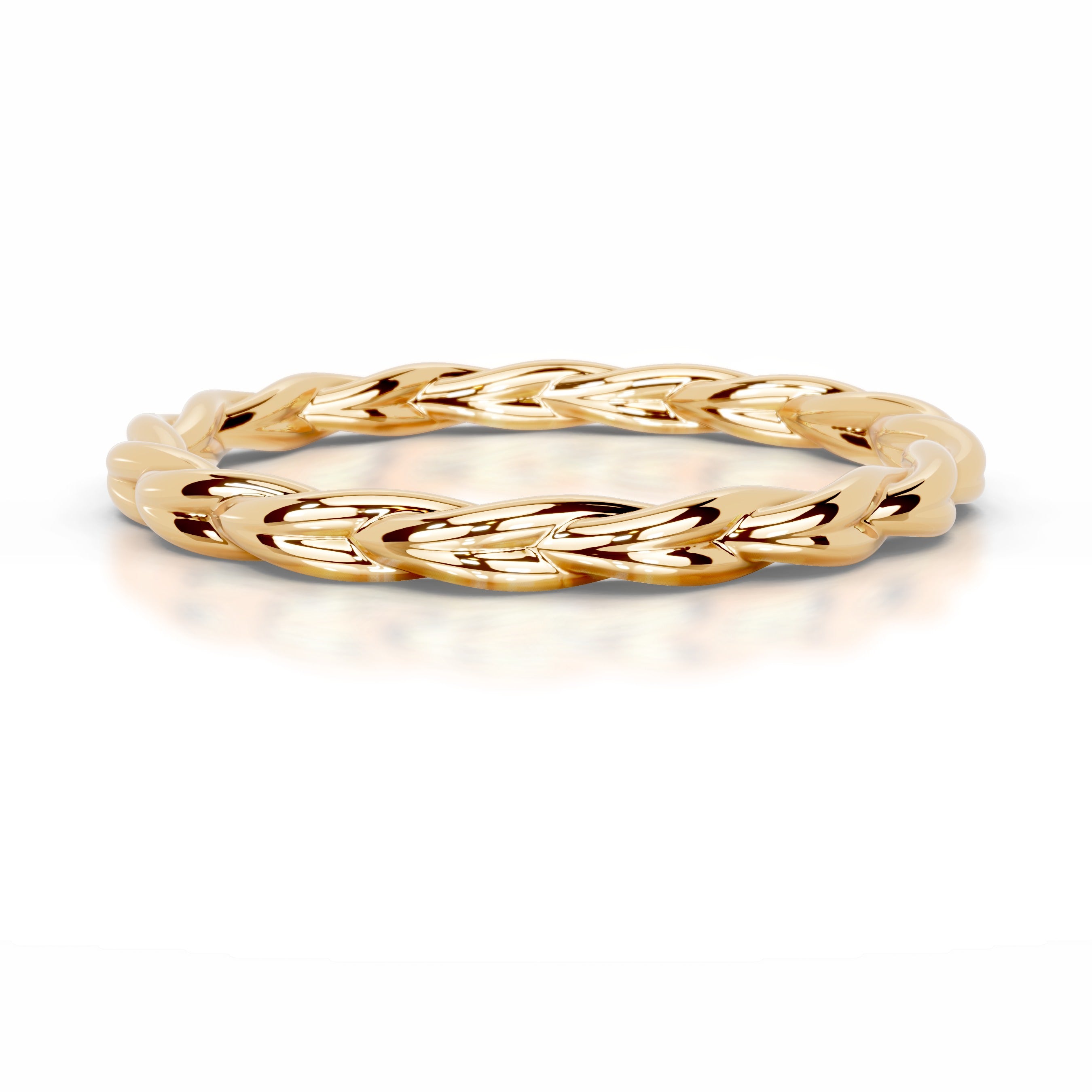 Milani Diamond Wedding band - 18K Yellow Gold