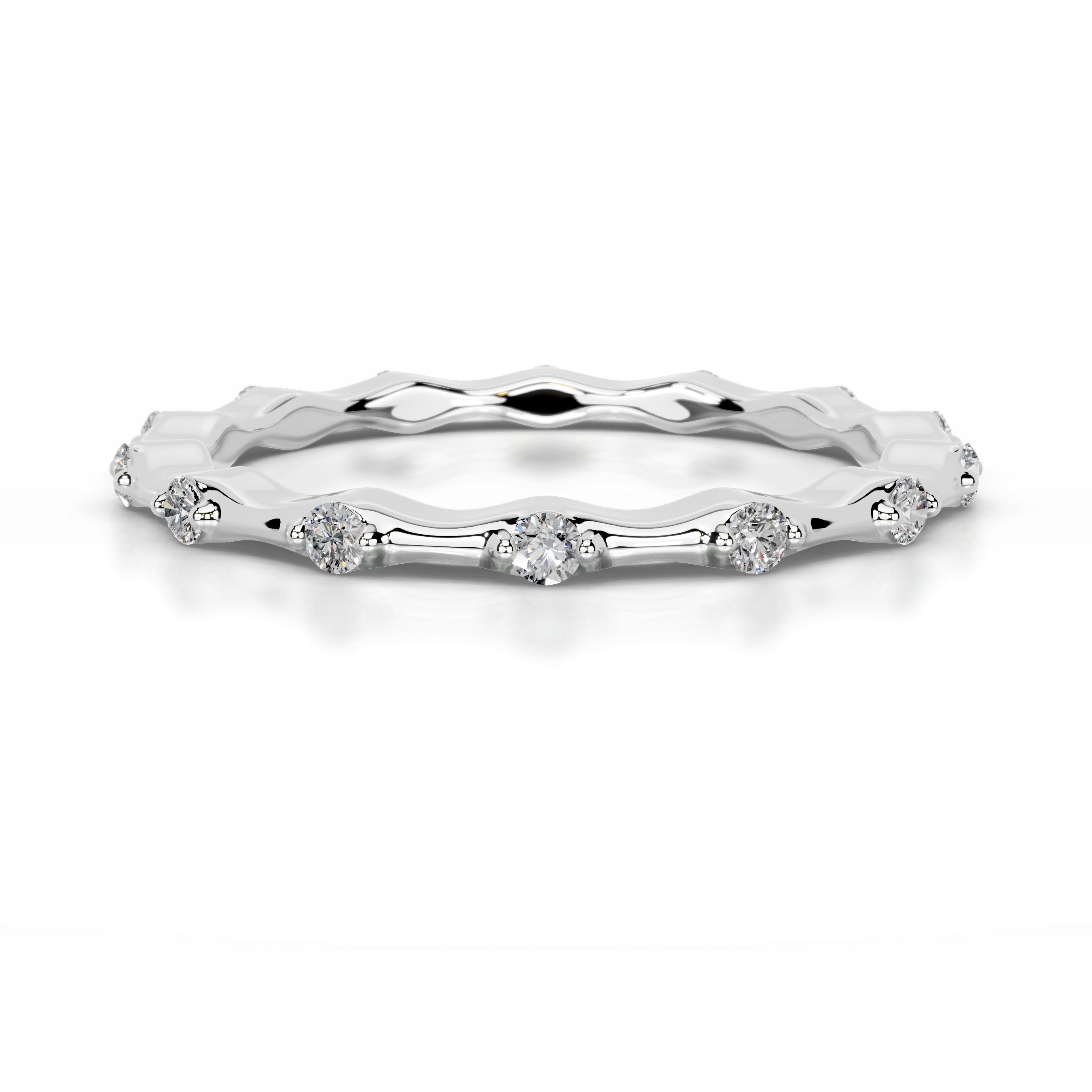 McKay Diamond Wedding band - 18K White Gold