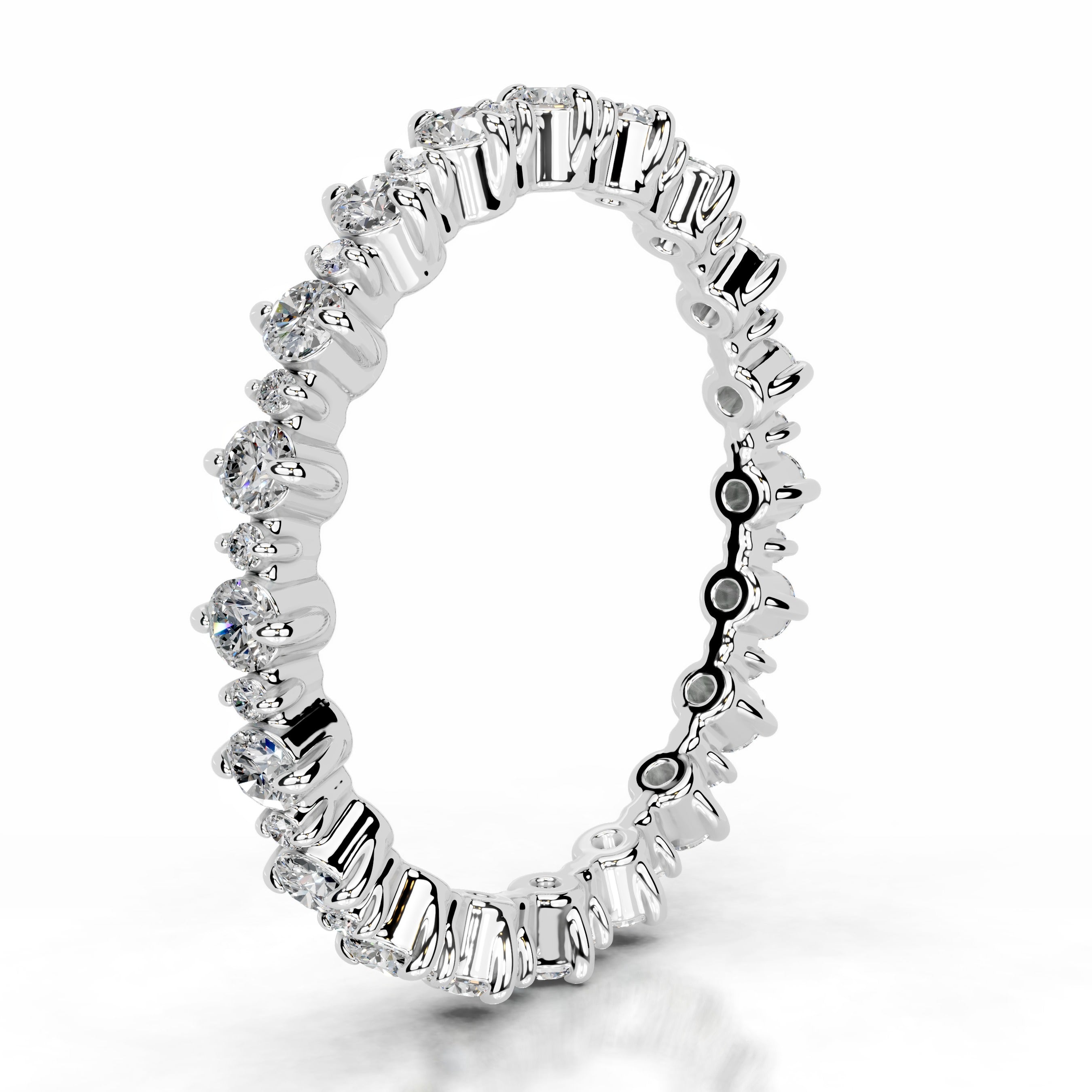 Halle Diamond Wedding band - Platinum (RTS)