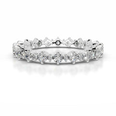 Halle Diamond Wedding band - Platinum