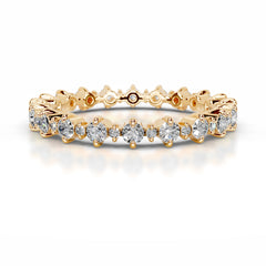 Halle Diamond Wedding band - 18K Yellow Gold