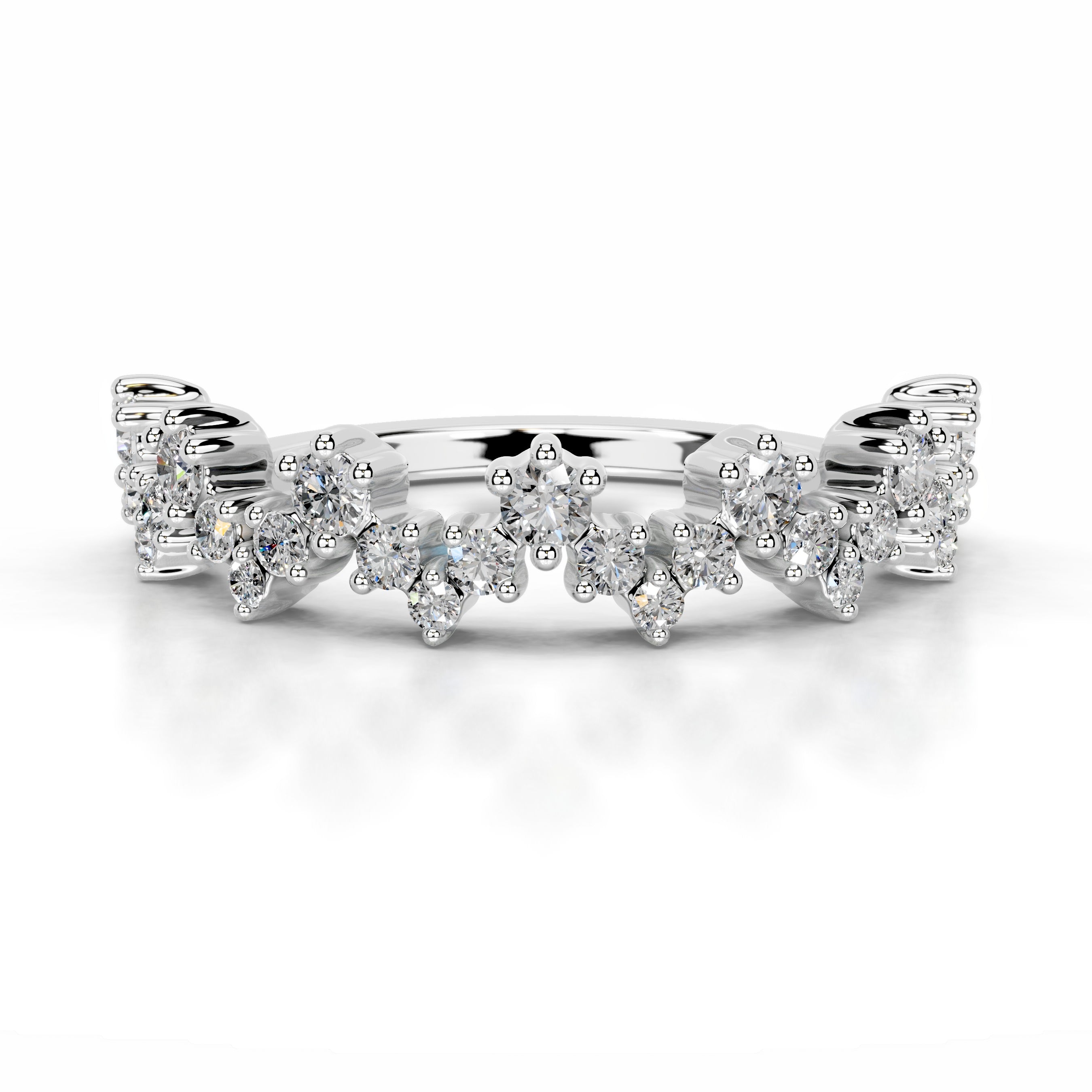 Julane Diamond Wedding band - Platinum