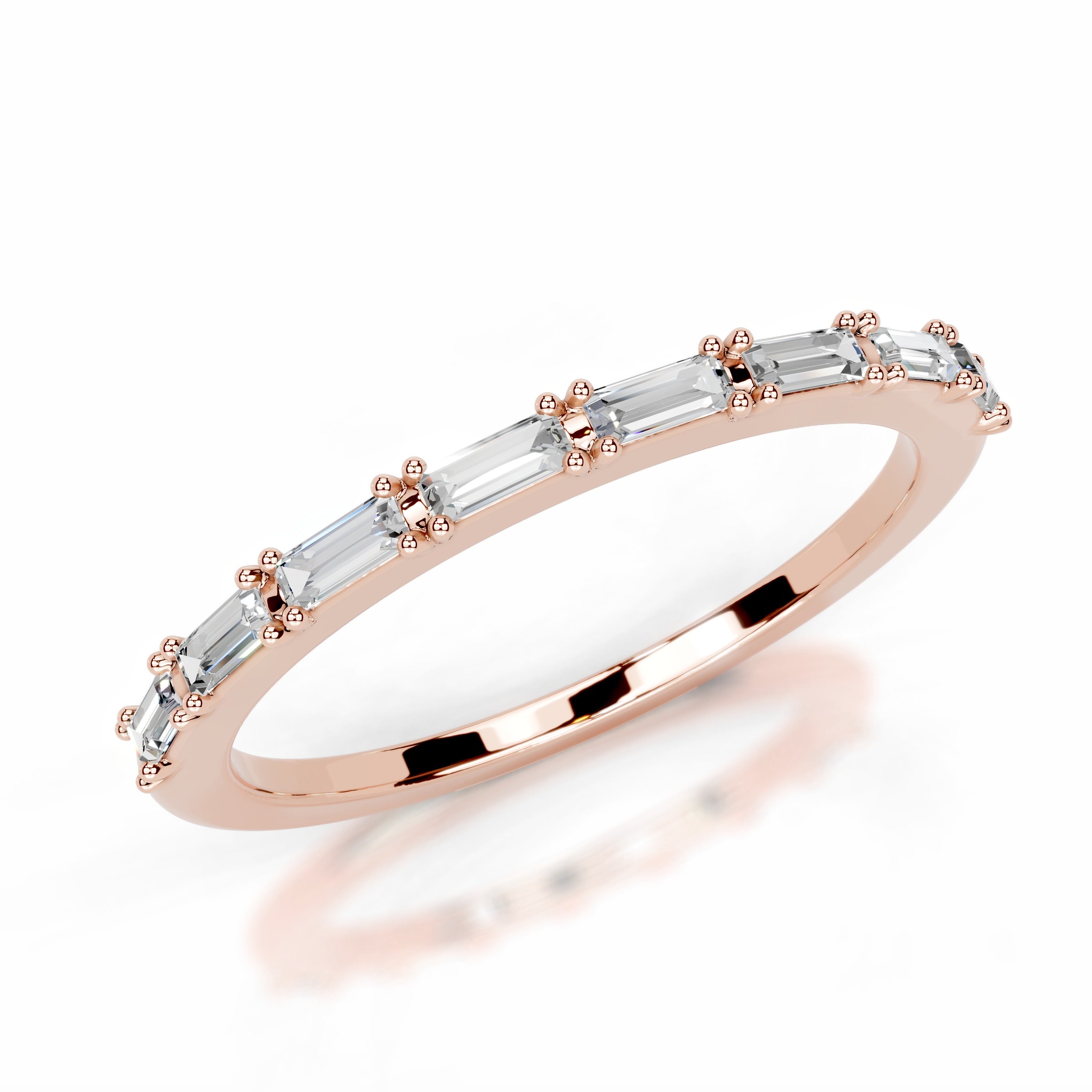 Irie Diamond Wedding band - 14K Rose Gold