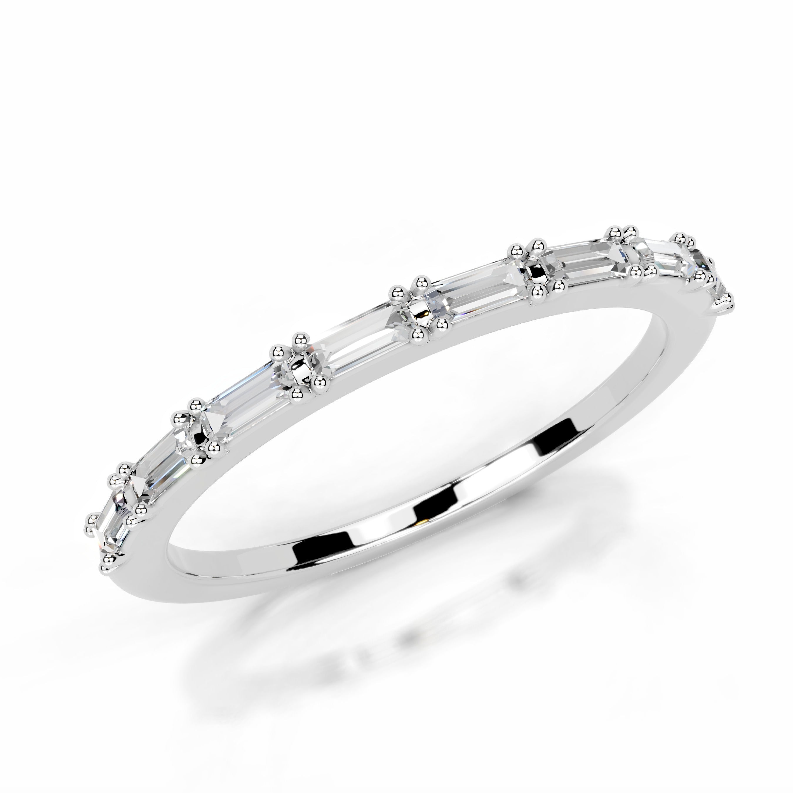 Irie Diamond Wedding band - 14K White Gold