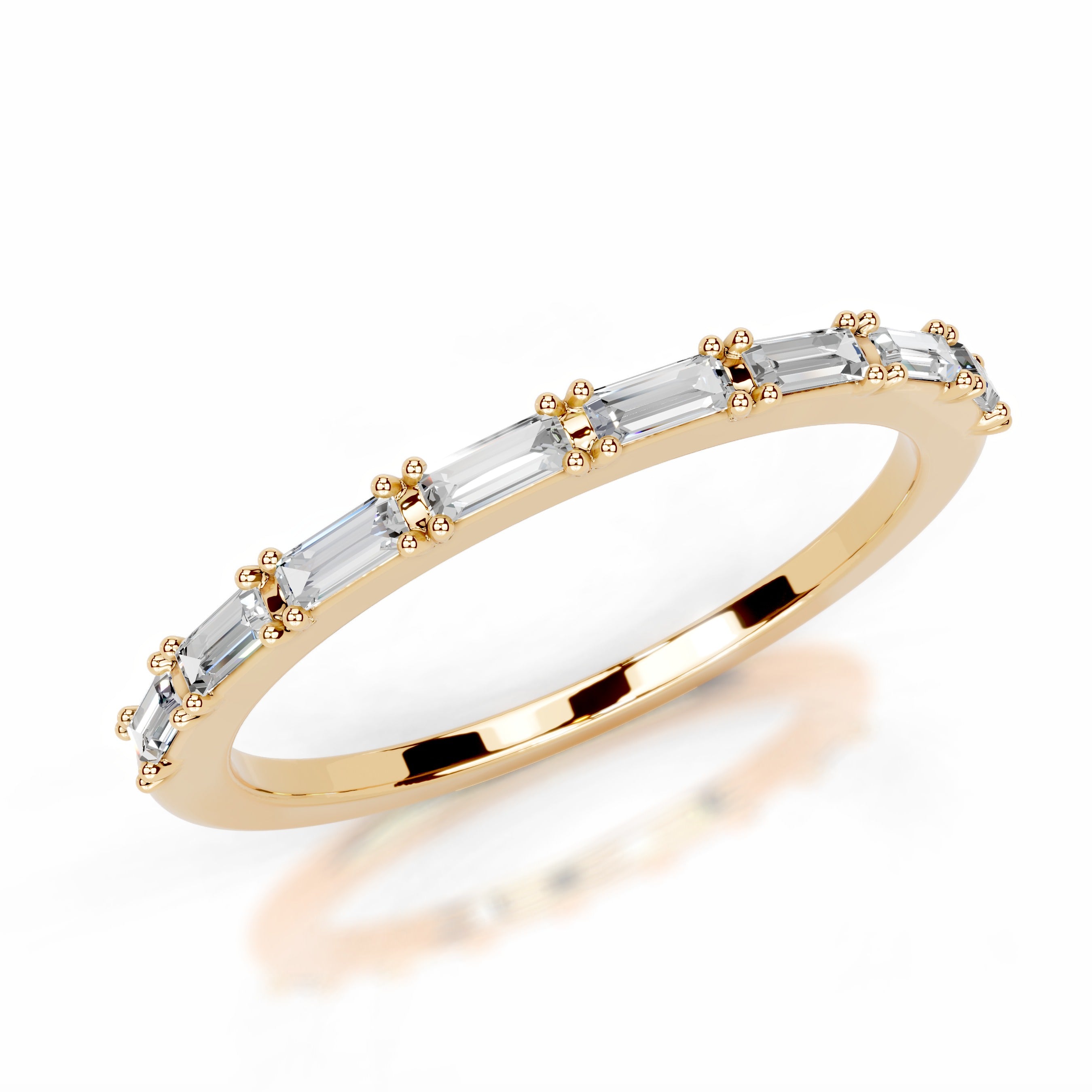 Irie Diamond Wedding band - 18K Yellow Gold