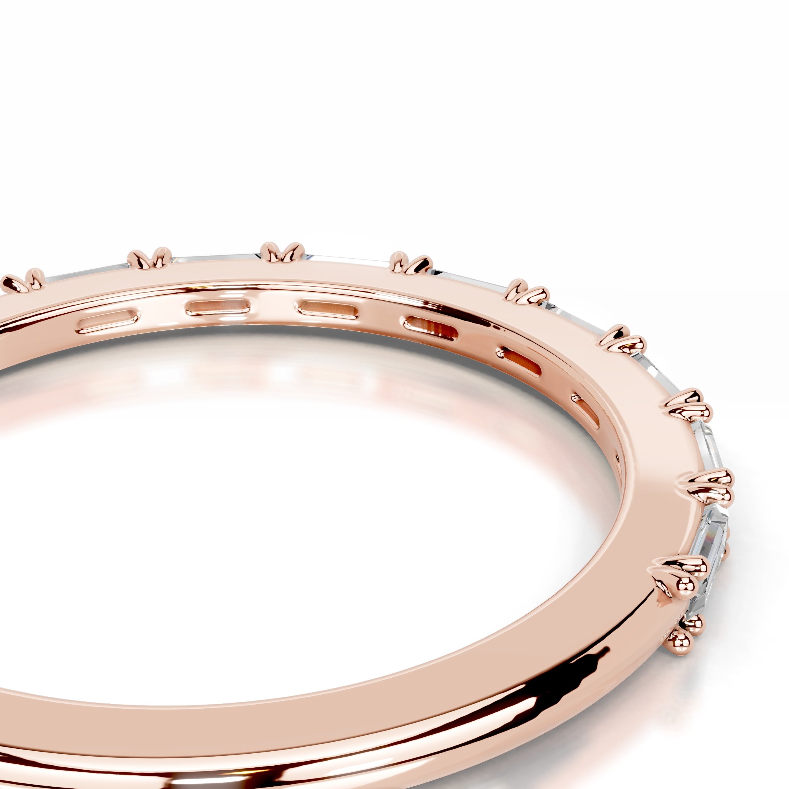 Irie Diamond Wedding band - 14K Rose Gold