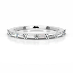 Irie Diamond Wedding band - 14K White Gold