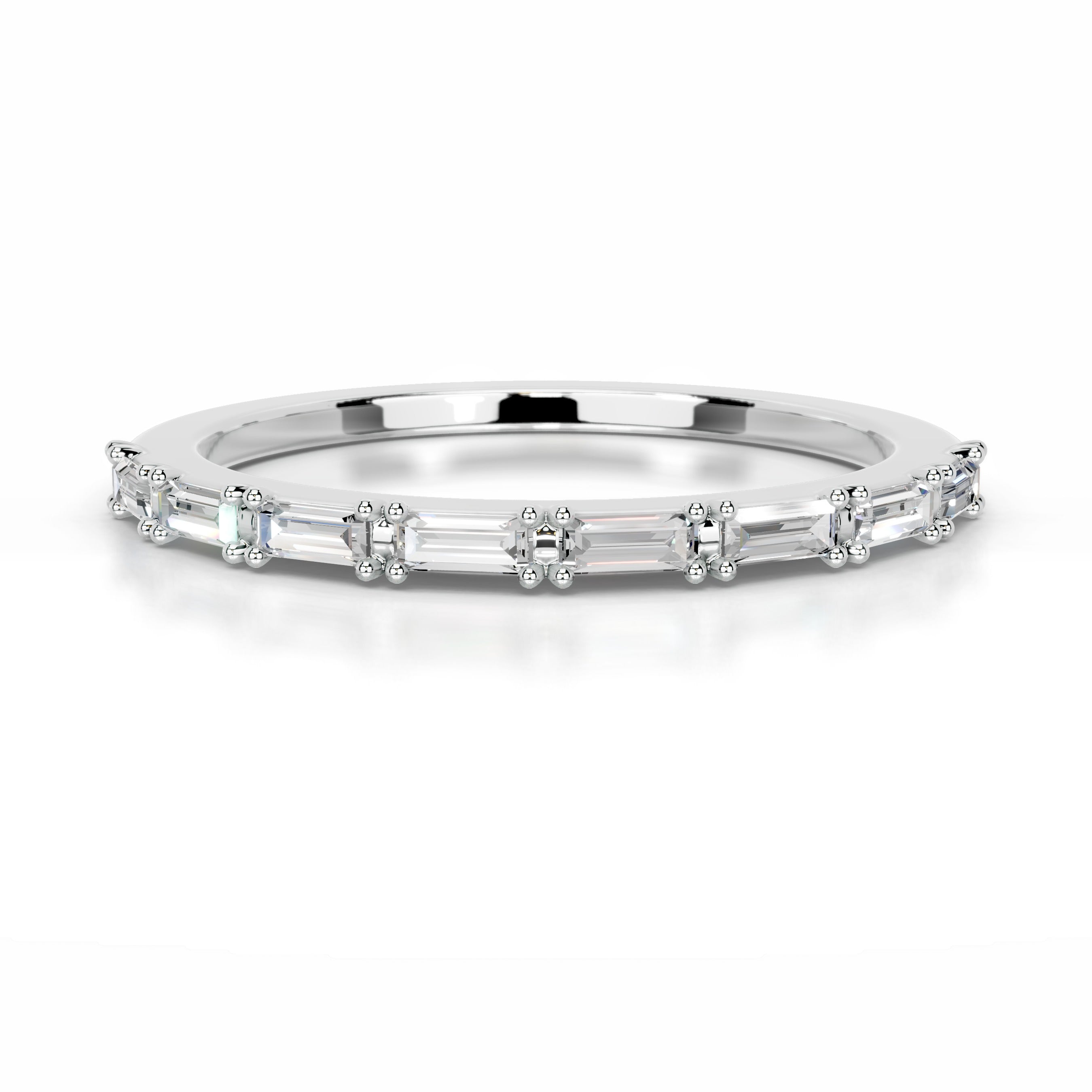 Irie Diamond Wedding band - 14K White Gold