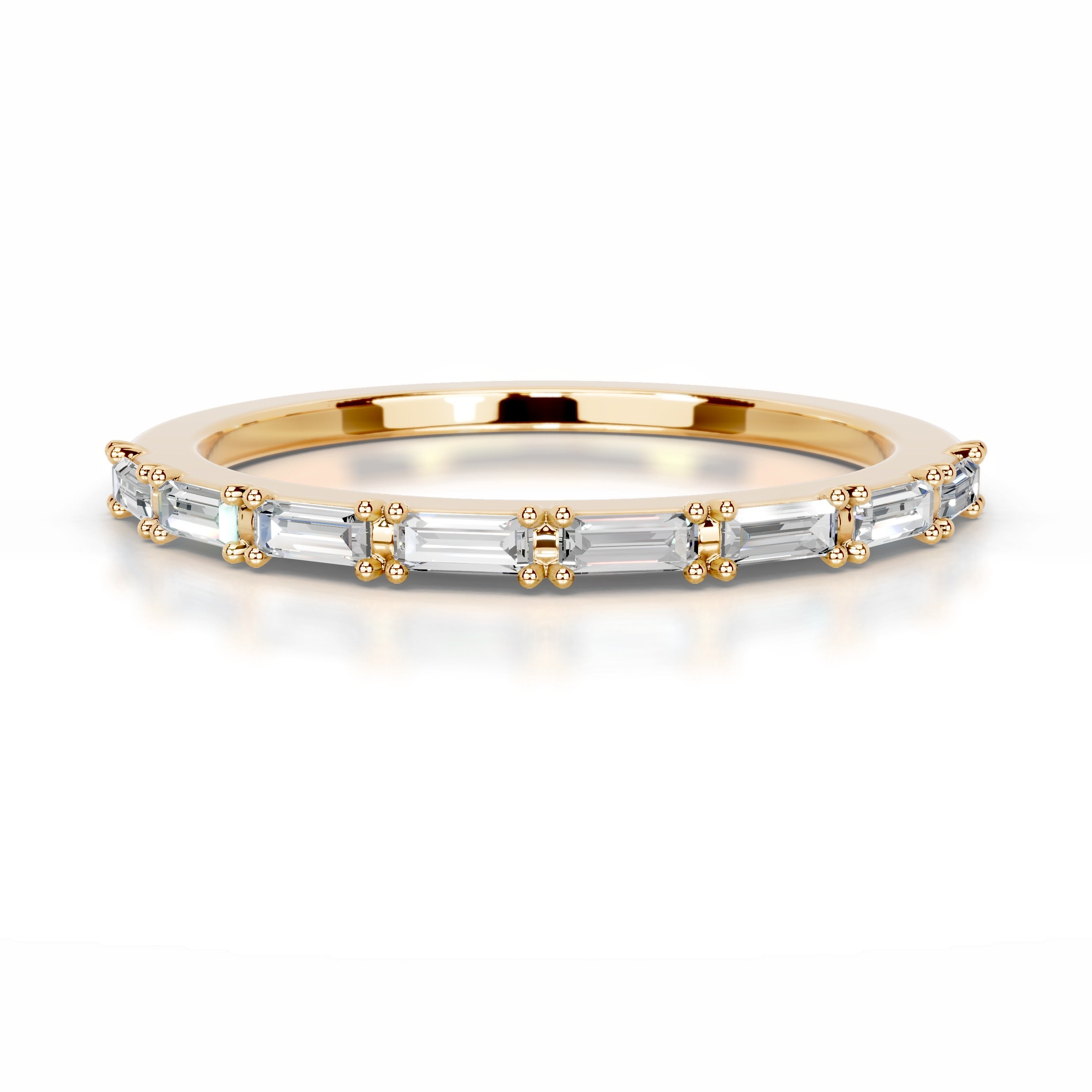 Irie Diamond Wedding band - 18K Yellow Gold