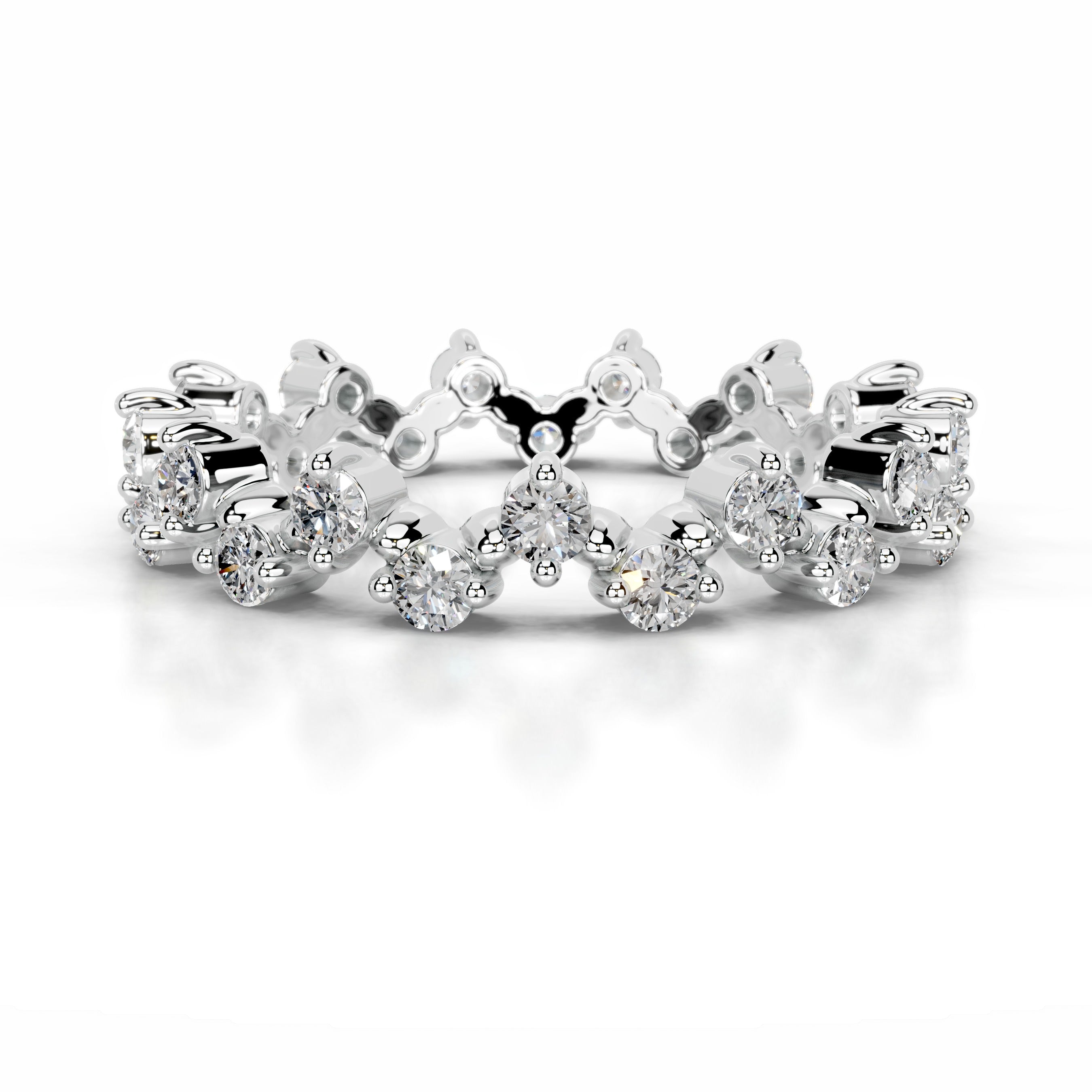 Wren Diamond Wedding band - Platinum