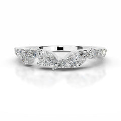 Faith Diamond Wedding band - Platinum