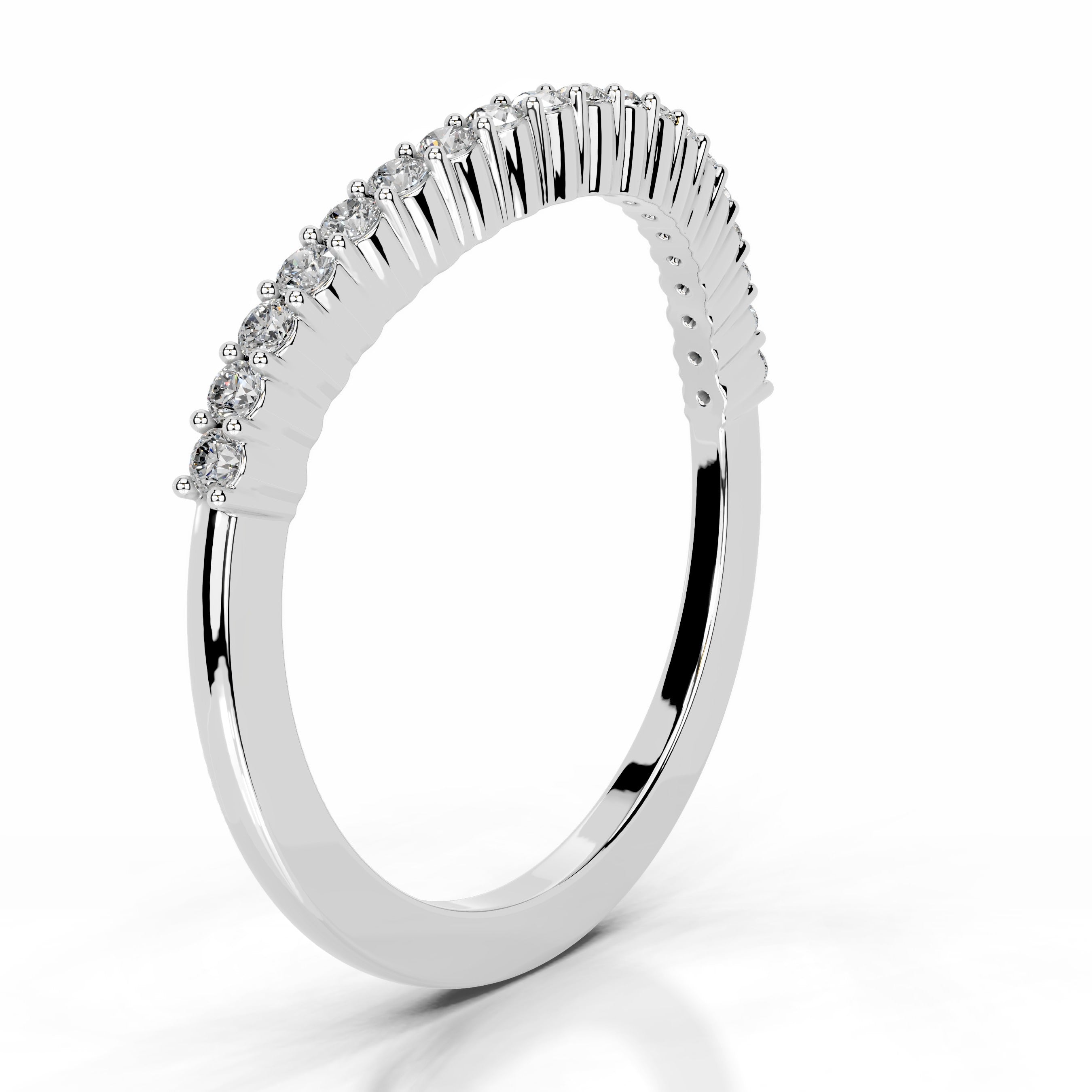 Rowan Diamond Wedding band - 14K White Gold