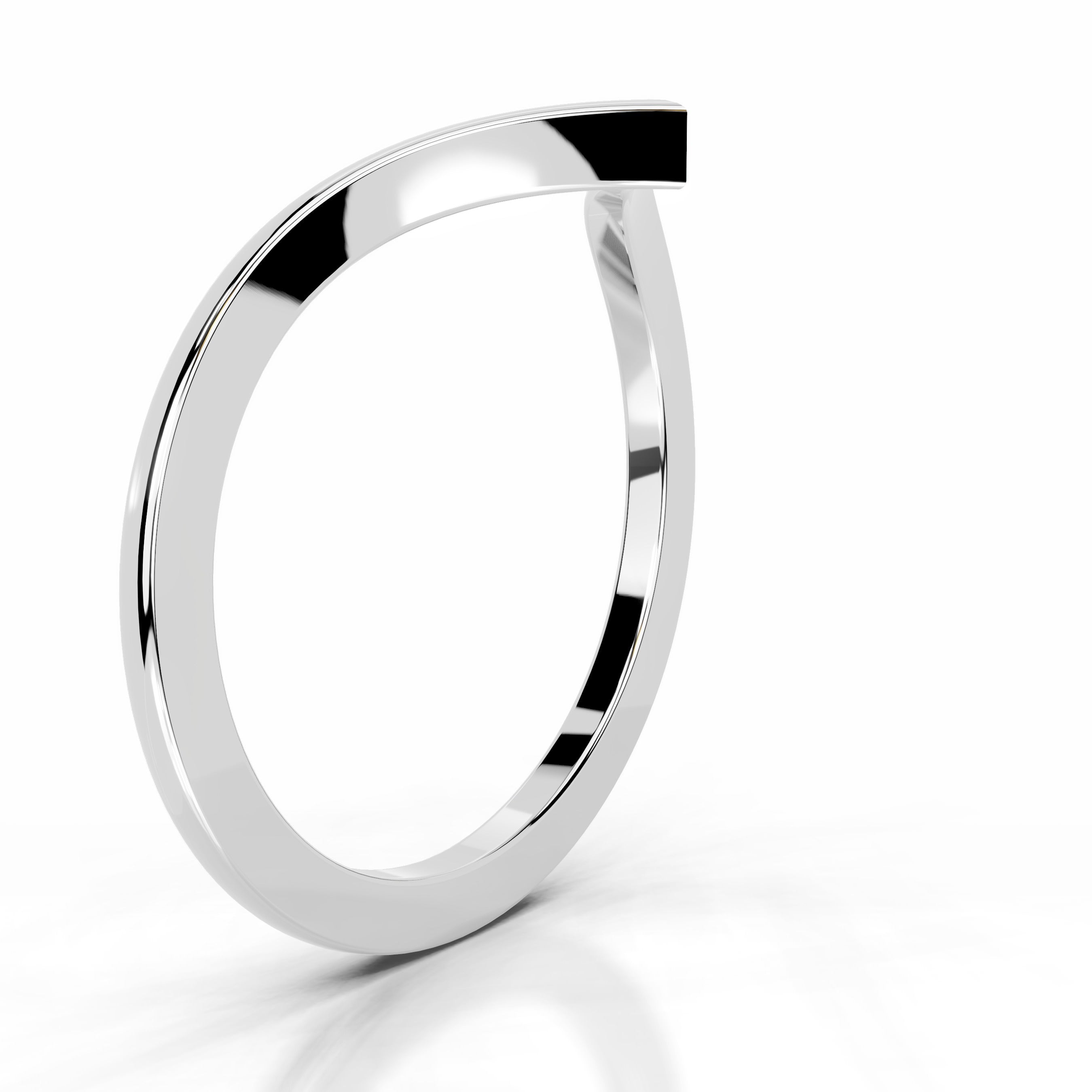 Chaya Diamond Wedding band - 14K White Gold