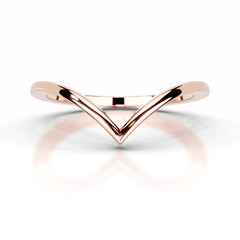 Chaya Diamond Wedding band - 14K Rose Gold