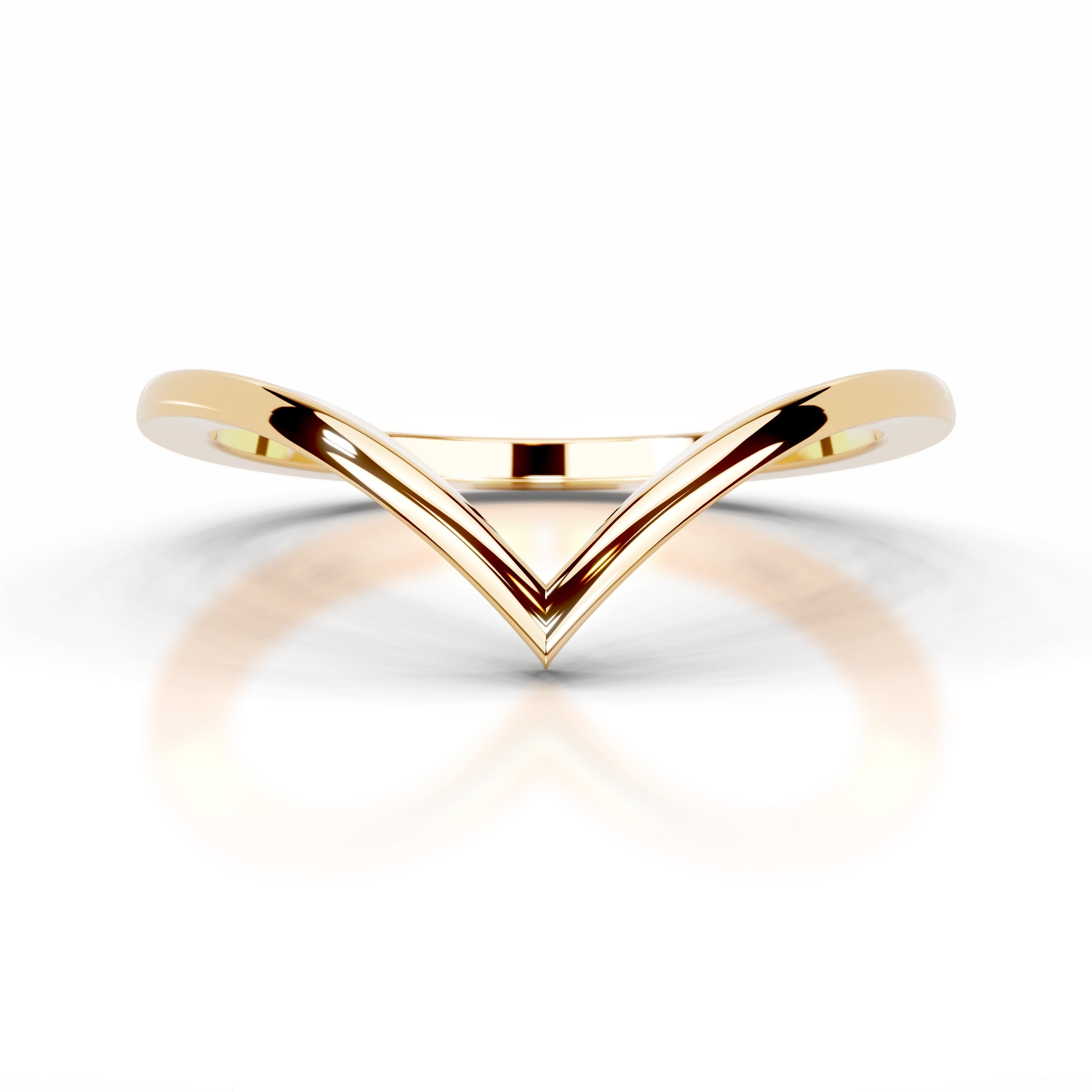 Chaya Diamond Wedding band - 18K Yellow Gold (RTS)