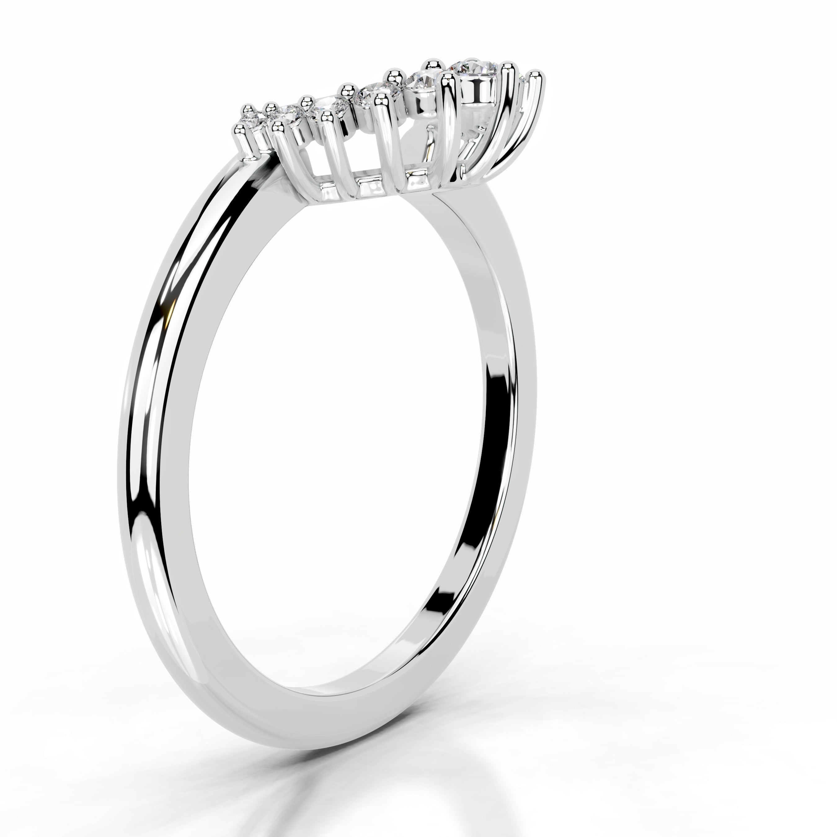 Tobi Diamond Wedding band - 14K White Gold