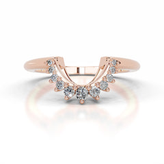 Tobi Diamond Wedding band - 14K Rose Gold