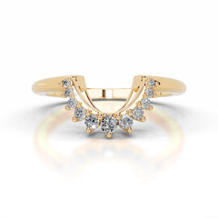 Tobi Diamond Wedding band - 18K Yellow Gold