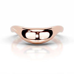 Asantewaa Wedding band - 14K Rose Gold