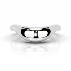 Asantewaa Wedding band - 18K White Gold