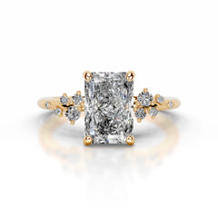 Maisie Diamond Engagement Ring - 18K Yellow Gold