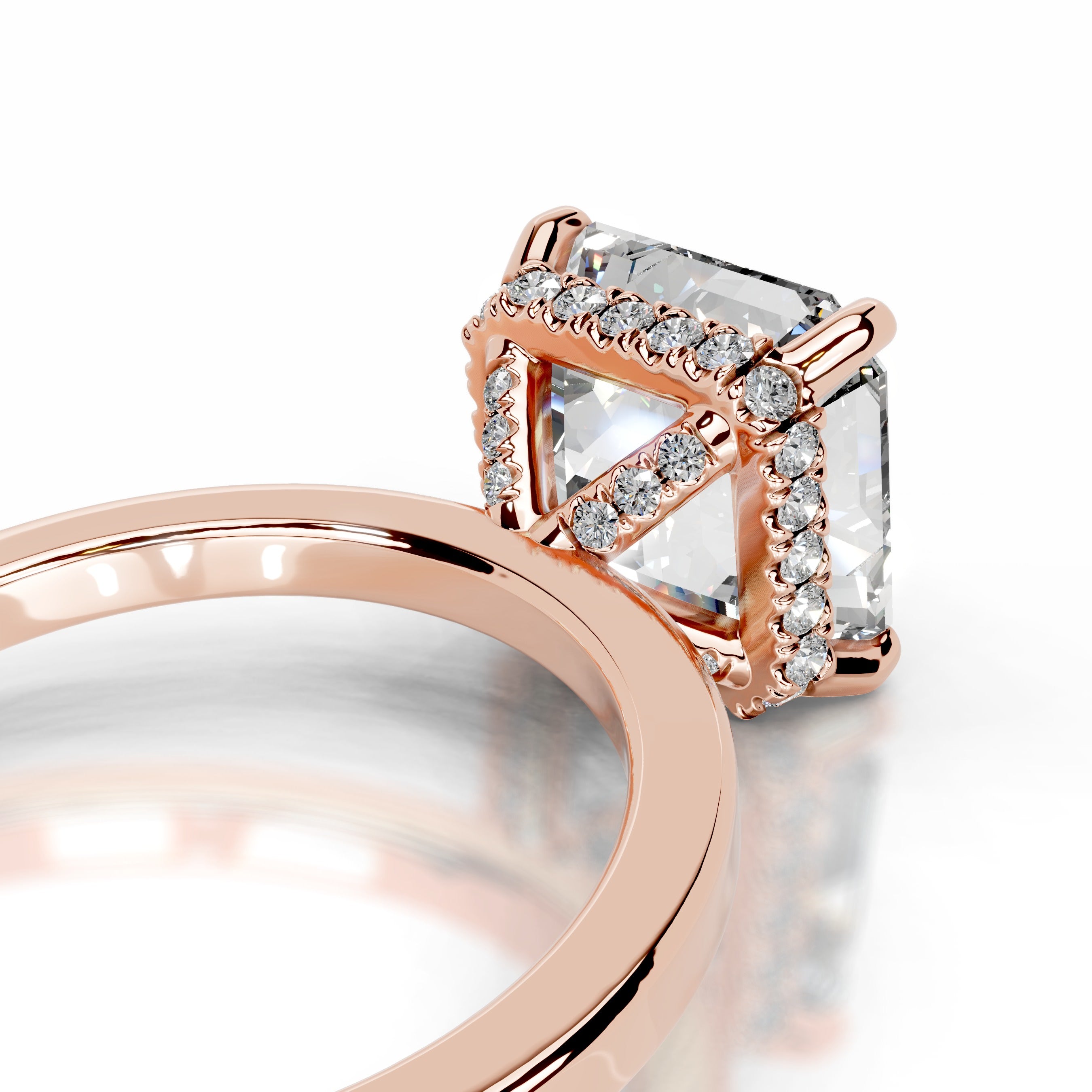 Duri Diamond Engagement Ring - 14K Rose Gold