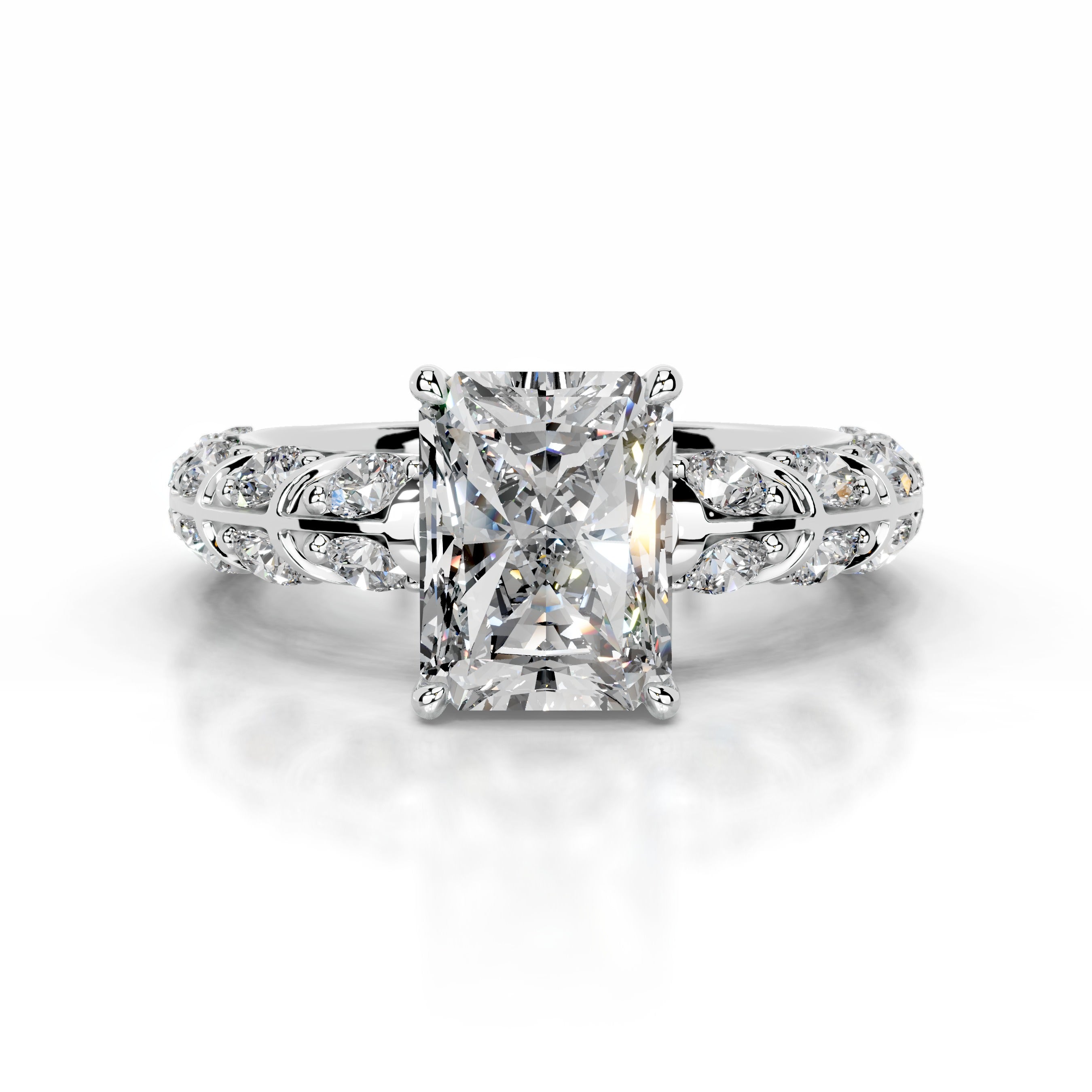 Iseul Diamond Engagement Ring - Platinum