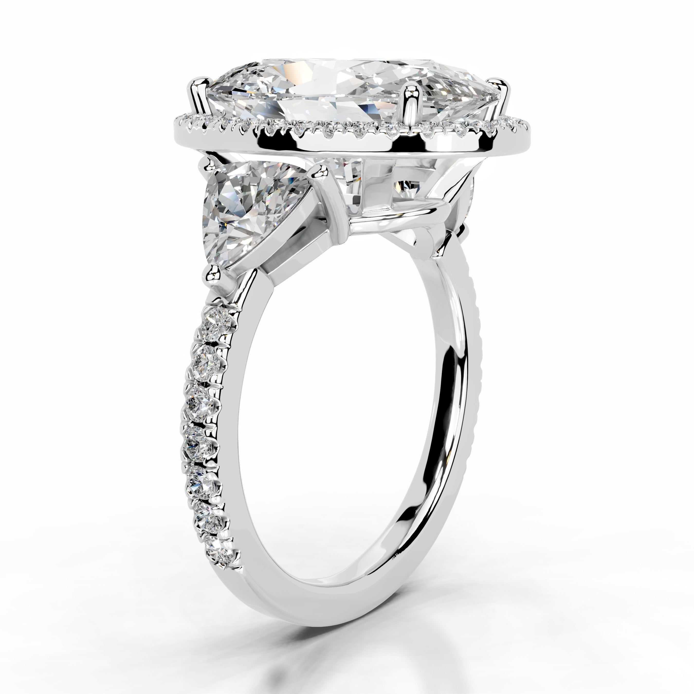 SuJin Diamond Engagement Ring - Platinum