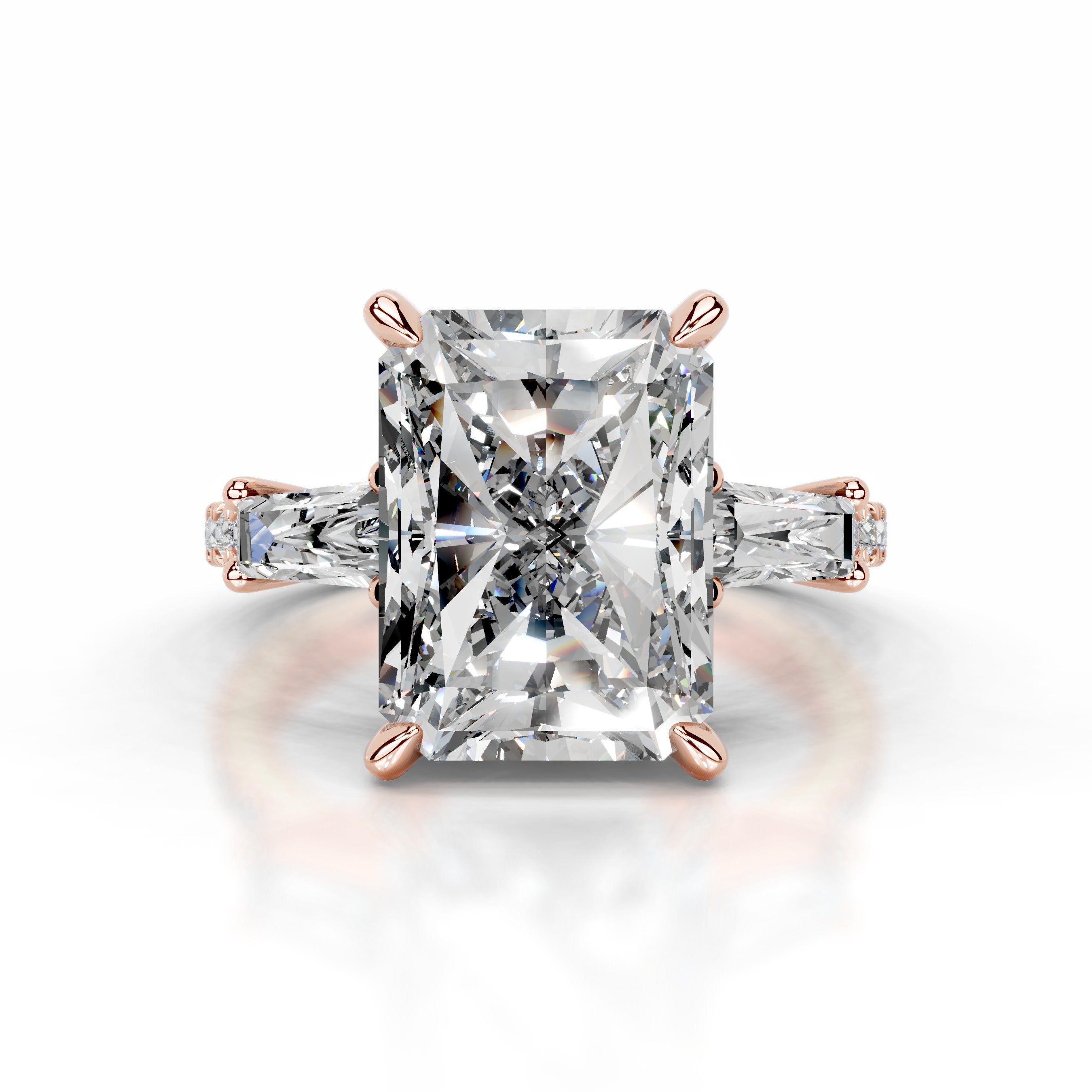 Mun Diamond Engagement Ring - 14K Rose Gold
