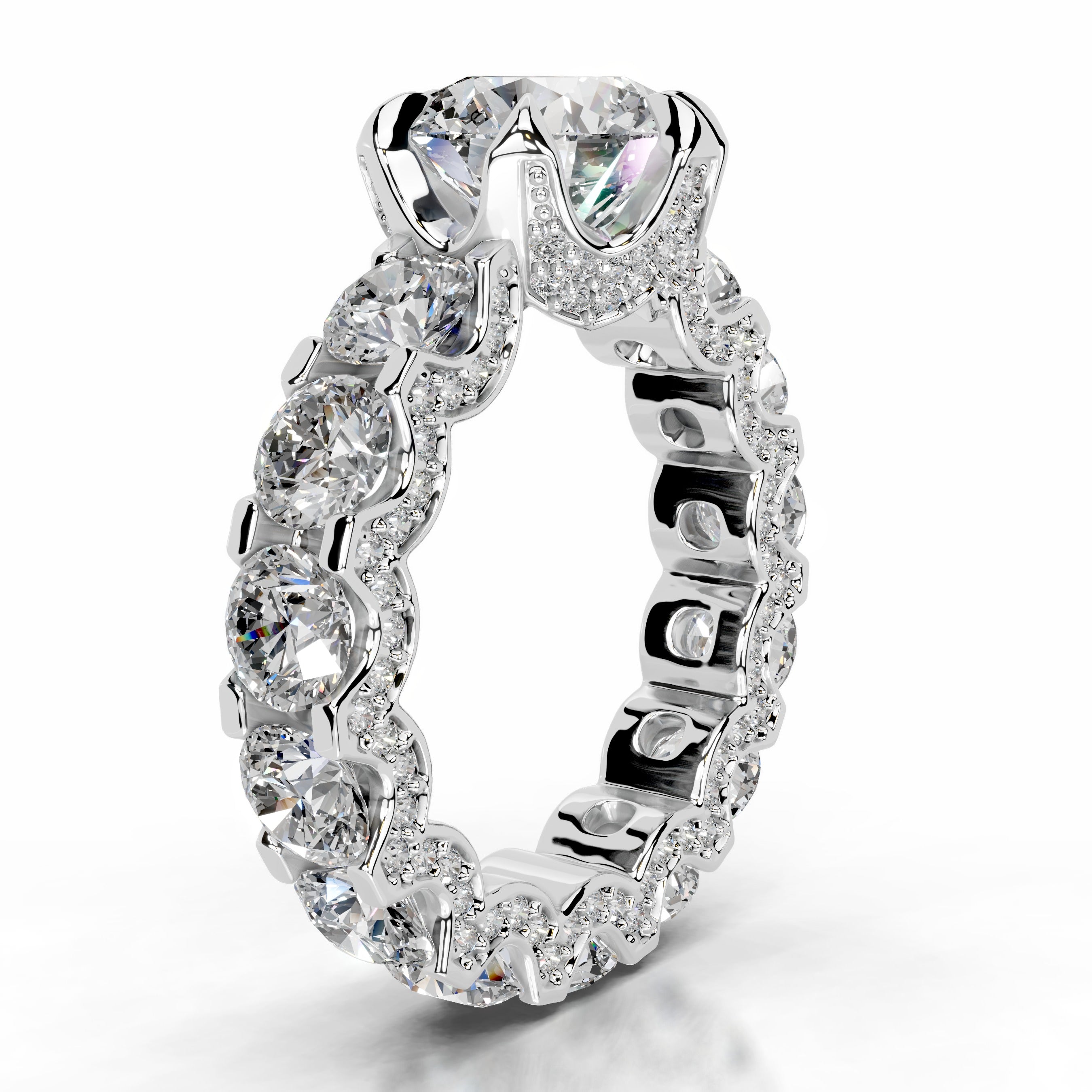 Woong Diamond Engagement Ring - Platinum